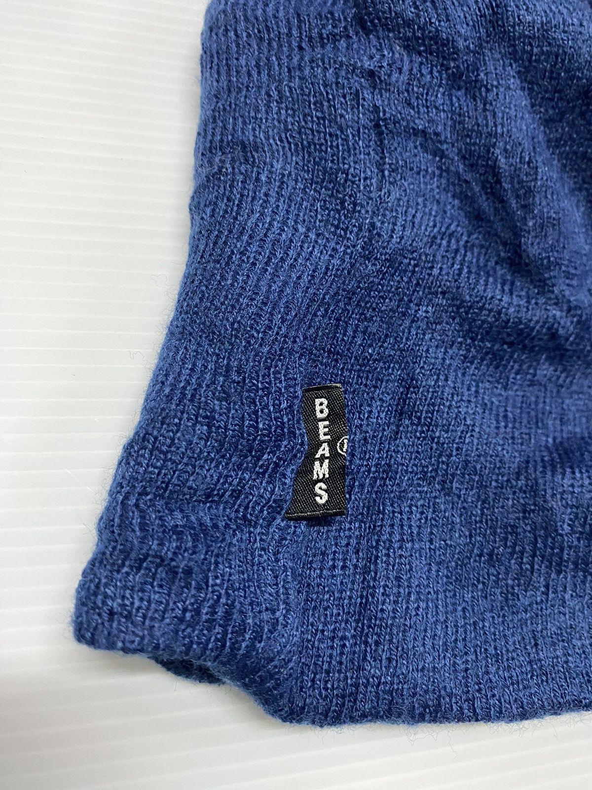 Beams Plus × Japanese Brand Beams Embroidery Beanie Hat Size ONE SIZE - 3 Thumbnail