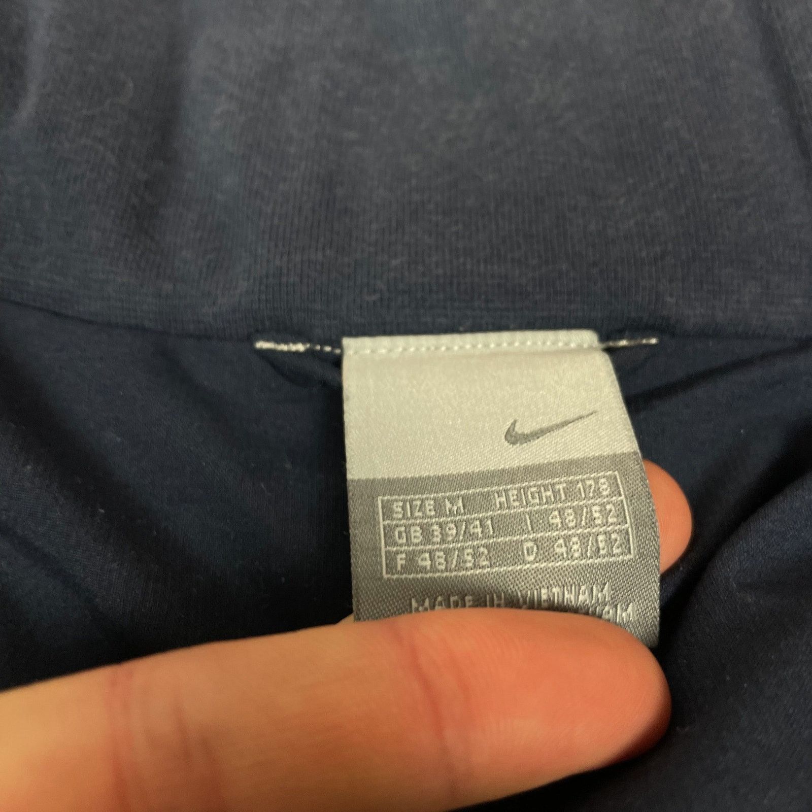 Nike Nike Men's Blue Full Zip Hooded Puffer Vest Jacket Medium Size US M / EU 48-50 / 2 - 14 Thumbnail