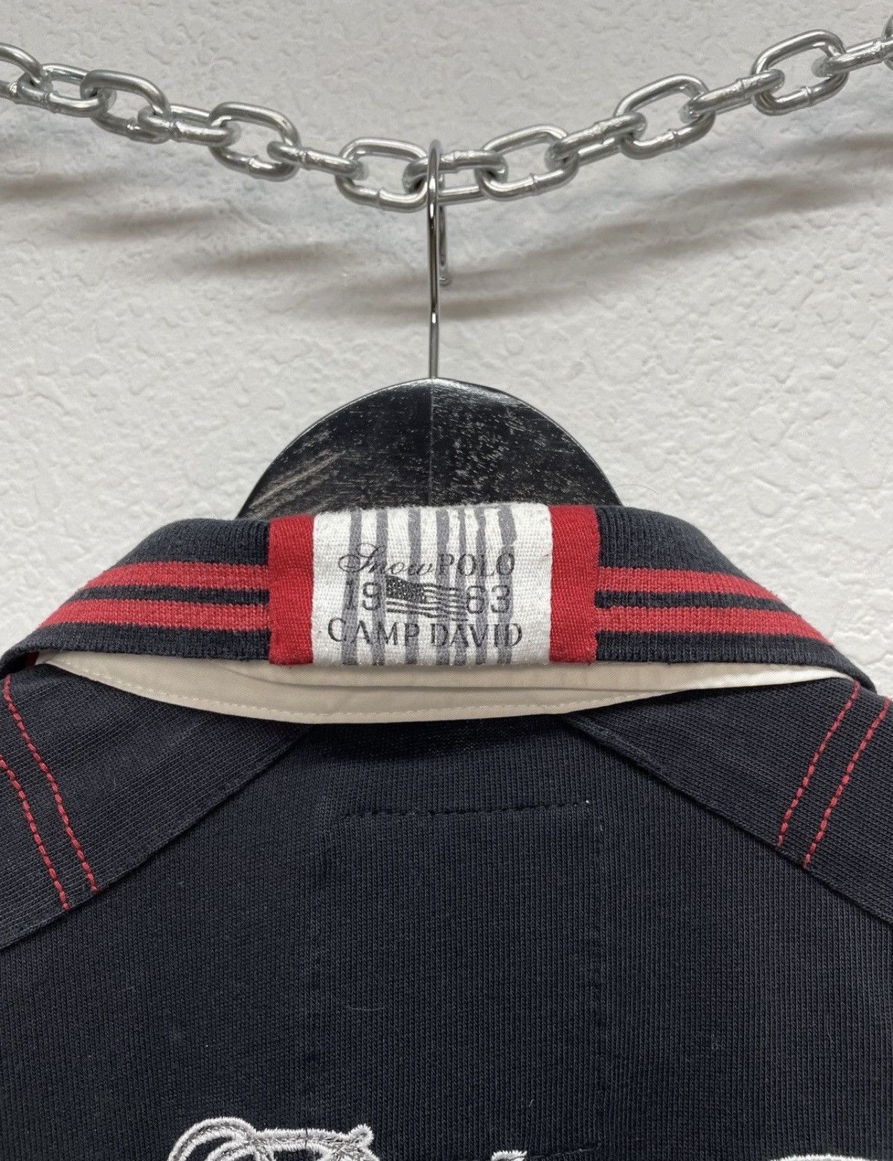 Polo Ralph Lauren Vintage Camp David Like Polo Ralph Lauren Rugby Long Sleeve Size US L / EU 52-54 / 3 - 14 Thumbnail