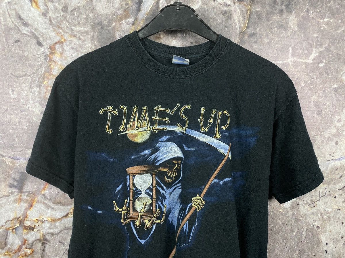 Other Men’s Times Up T-Shirt Vintage Skeleton Size Medium Size US M / EU 48-50 / 2 - 2 Thumbnail