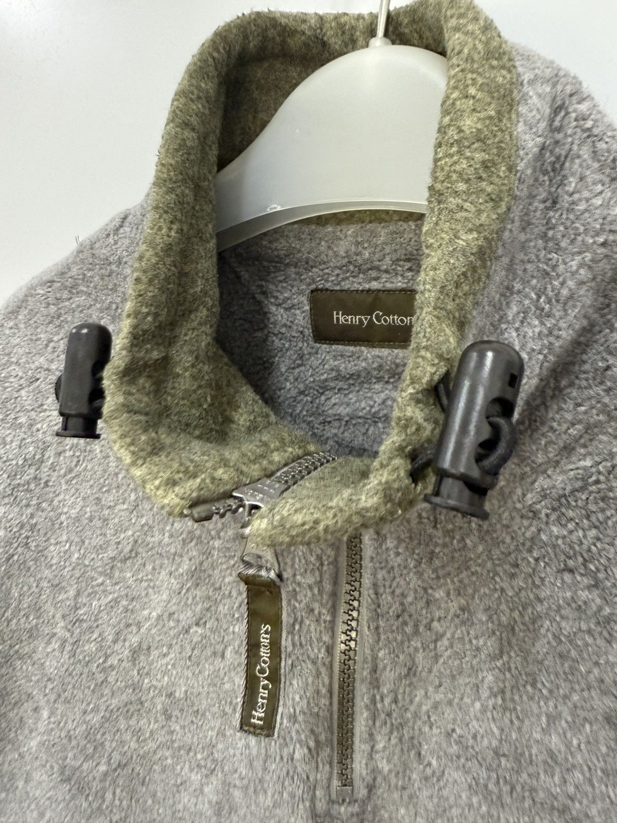 BARNS OUTFITTERS × Henry Cotton's × Le Grande Bleu (L.G.B.) 🔥 Henry Cottons Pullover Fleece Halfzipper - M Size US M / EU 48-50 / 2 - 7 Thumbnail