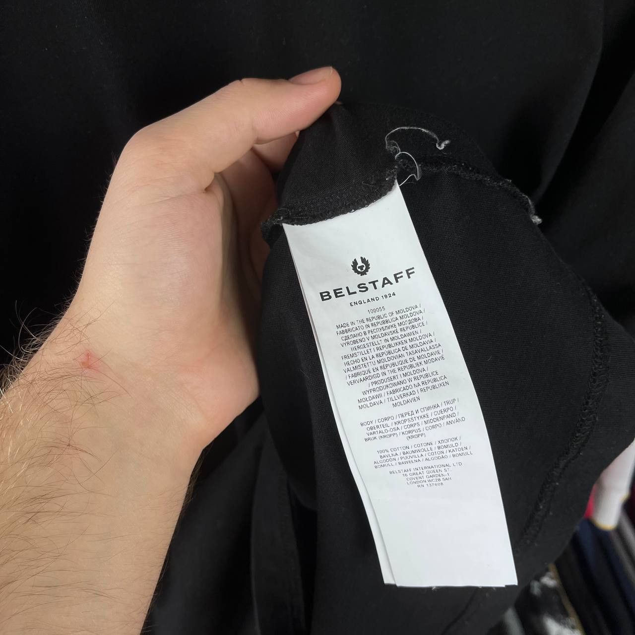 Belstaff Belstaff Basic Black Patch Logo Tshirt Size M Size US M / EU 48-50 / 2 - 4 Thumbnail