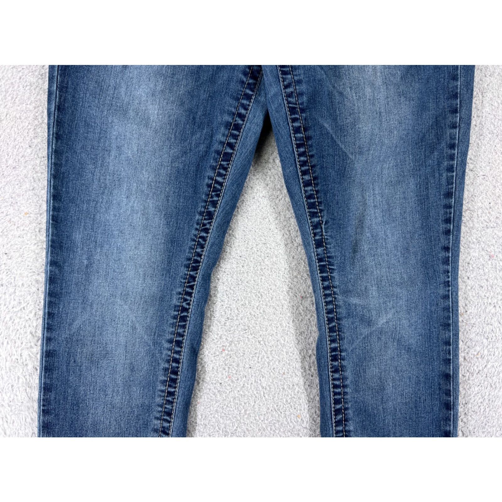 Vintage Seven7 Jeans Women 12 Blue Denim Skinny Taper Cotton Blend 29x29 Womens Size 34" / US 12 / IT 48 - 3 Thumbnail