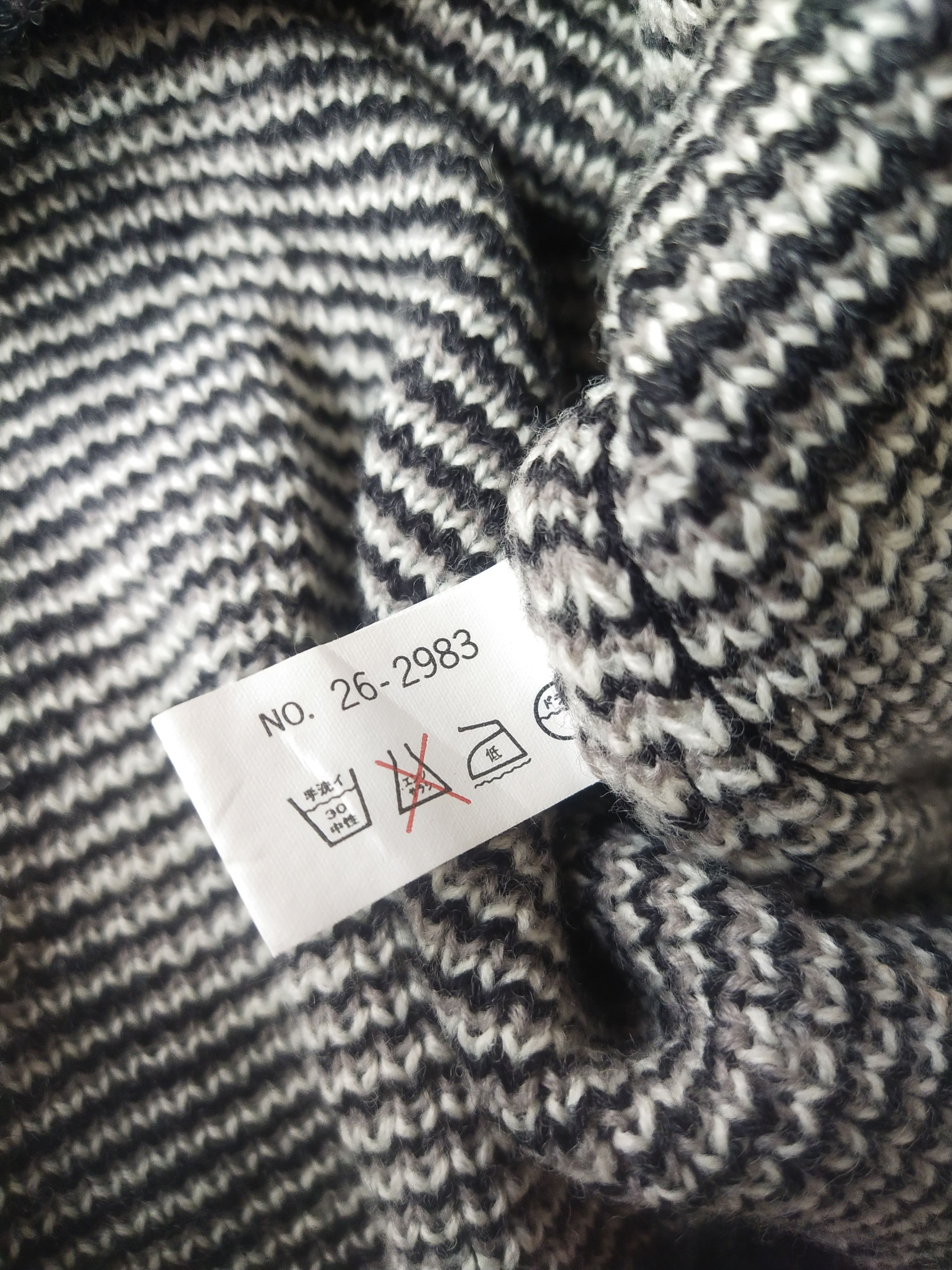 Japanese Brand Vintage 90s Argyle Pattern Turtleneck Sweater Dark Academia Size US L / EU 52-54 / 3 - 6 Thumbnail