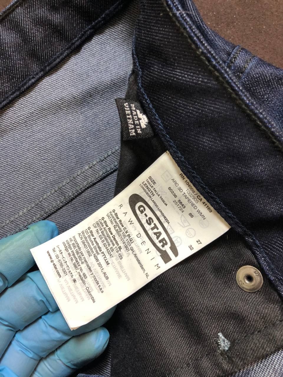 G-Star Mens G-STAR Arc Loose Tapered Dark Blue Jeans Size US 27 - 2 Thumbnail