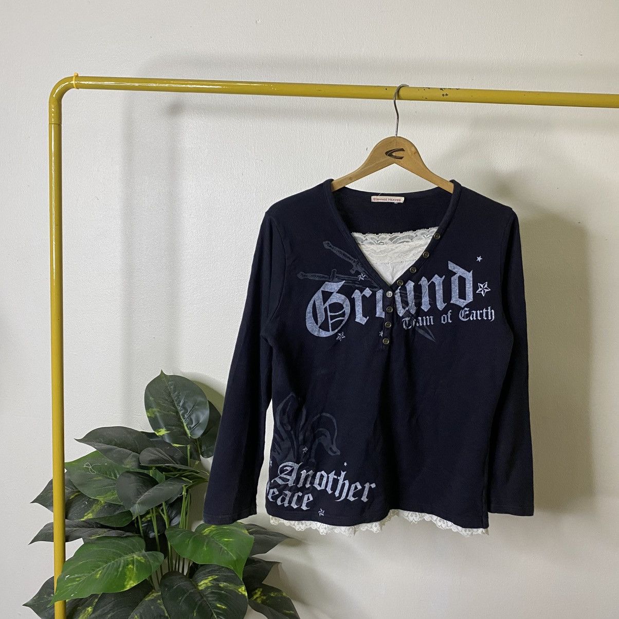 If Six Was Nine StrangeHeaven Seditionaries Poem Cyber Punk Double Layer LS Size M / US 6-8 / IT 42-44 - 1 Thumbnail