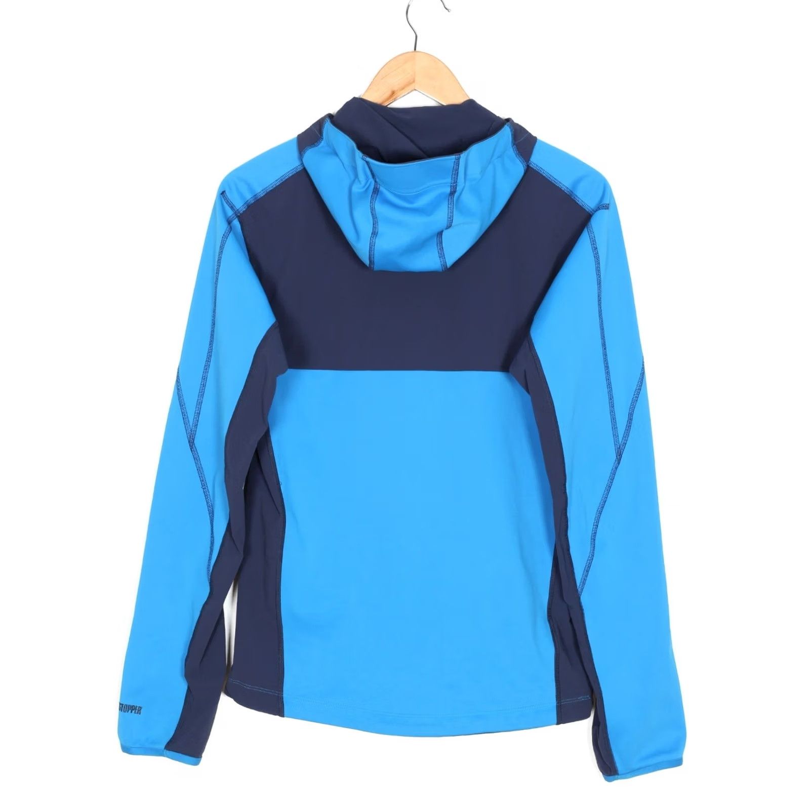 Salomon Salomon Windstopper Hooded Soft Shell Jacket Men S Windbreaker, Full Zip, Blue, Regular Fit Size US S / EU 44-46 / 1 - 3 Thumbnail