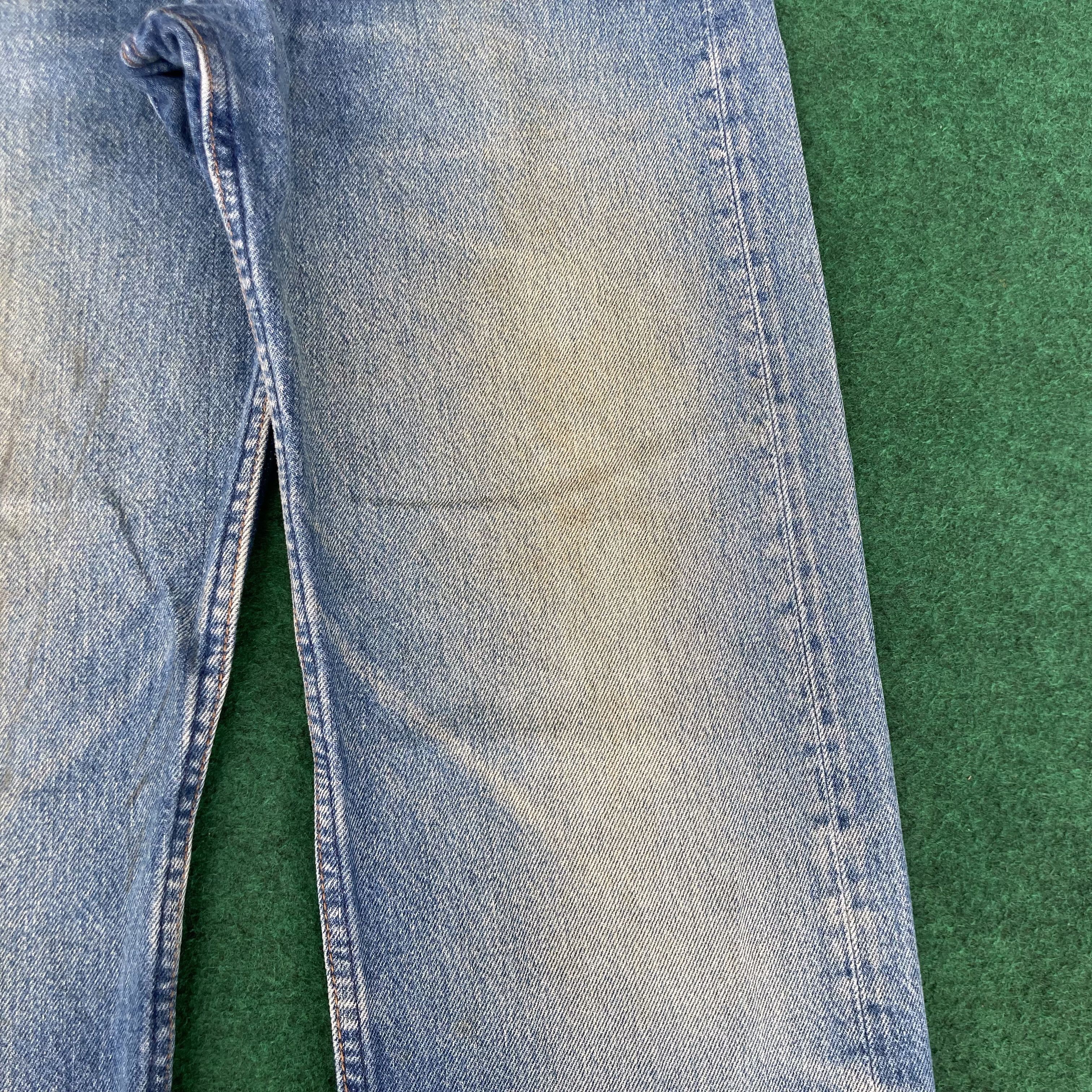 Levi's 28x31.5 Vintage Levis 501 Button Fly Blue Denim 28 Jeans Size US 28 / EU 44 - 8 Thumbnail
