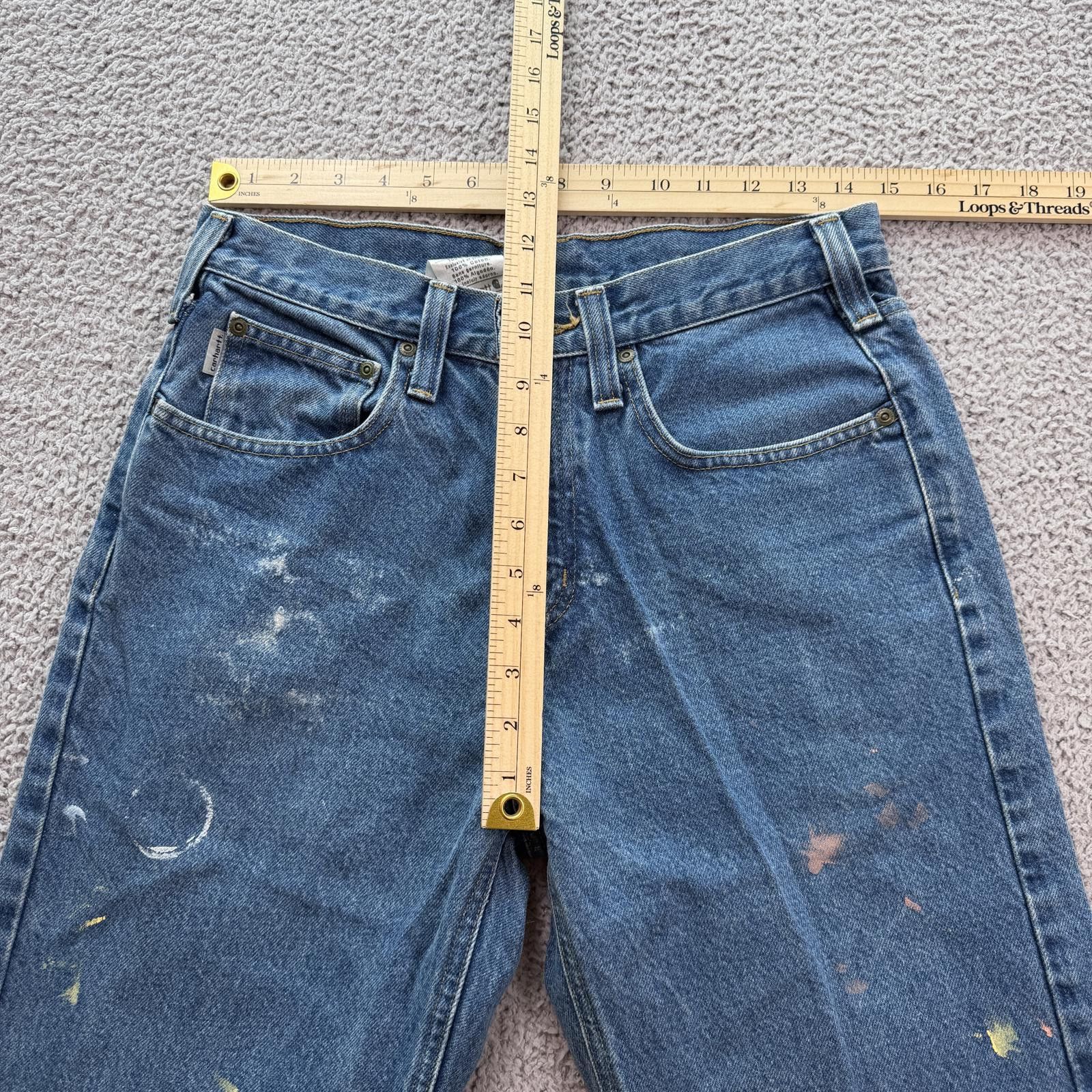 Carhartt Carhartt Relaxed Fit Denim Work Jeans 30x32 B460 DVB Paint Size US 30 / EU 46 - 3 Thumbnail