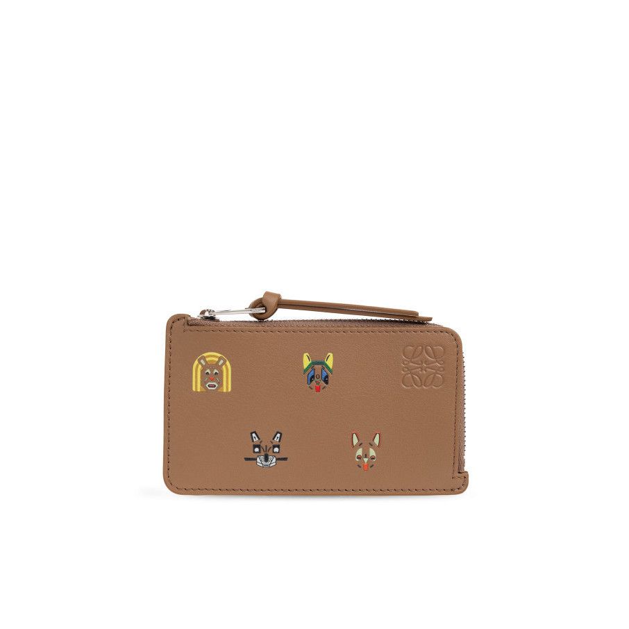 Loewe LOEWE Mocha Leather Card Holder New & Authentic Size ONE SIZE - 1 Thumbnail