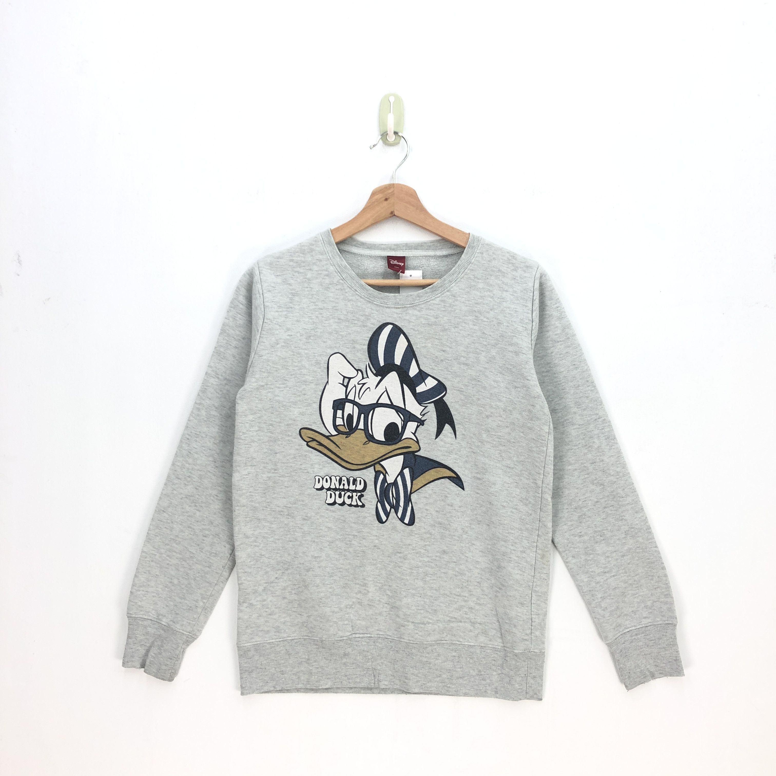 Vintage Disney Donald Duck Blue Comedy Hour Sweatshirt Size XXL RG021