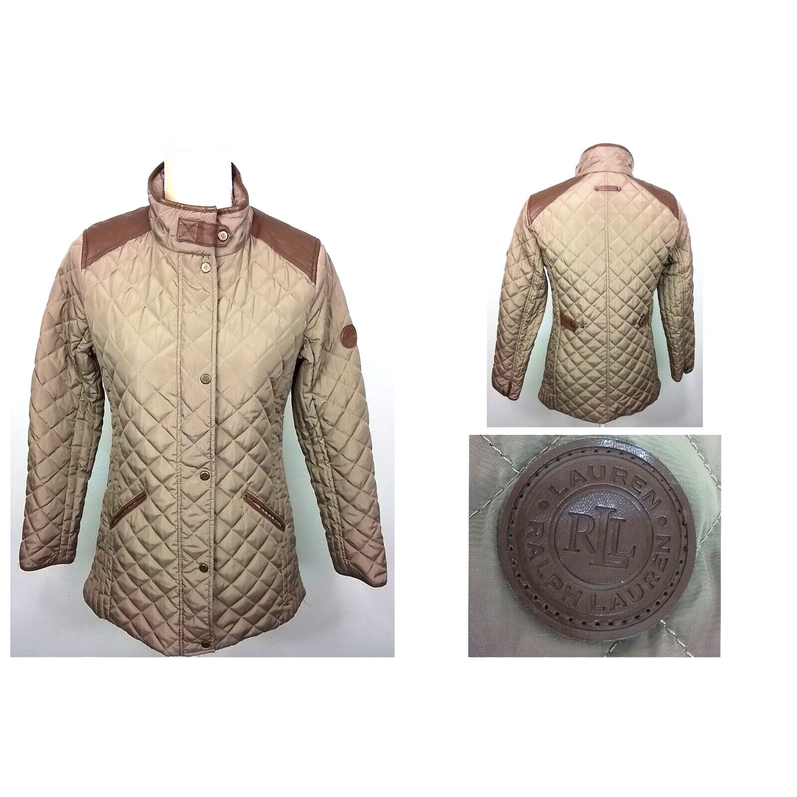 Ralph Lauren Ralph Lauren Barn Jacket Women's XS Brown Quilted #W3570 Size XS / US 0-2 / IT 36-38 - 1 Thumbnail