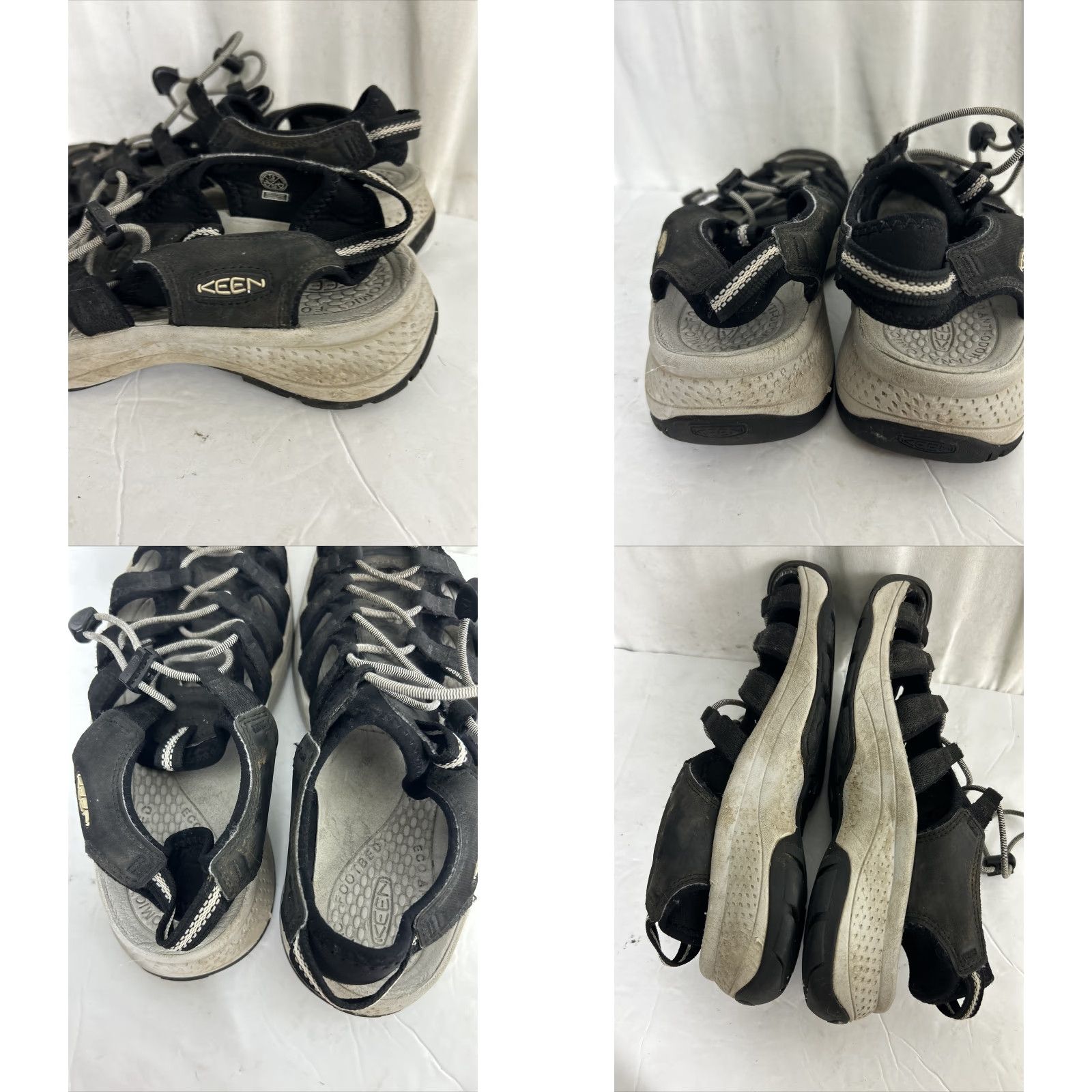 KEEN Keen Astoria West Sandal Womens Black Gray Fisherman Slip On 7.5 XS? Size US 8 / IT 38 - 8 Thumbnail