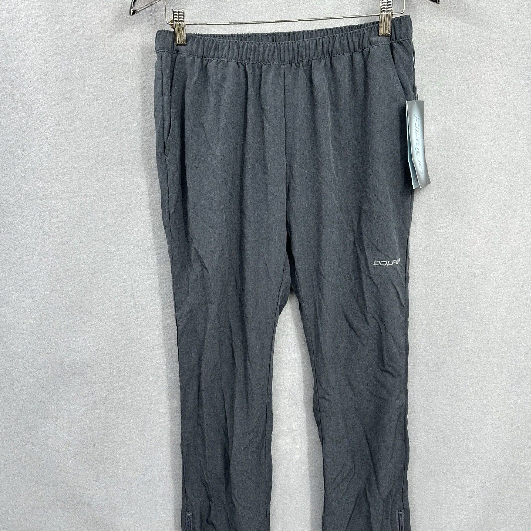 Vintage Dolfin Jogger Pants Mens Small Gray Lightweight Athletic Activewear Hiking Size US 29 - 4 Thumbnail