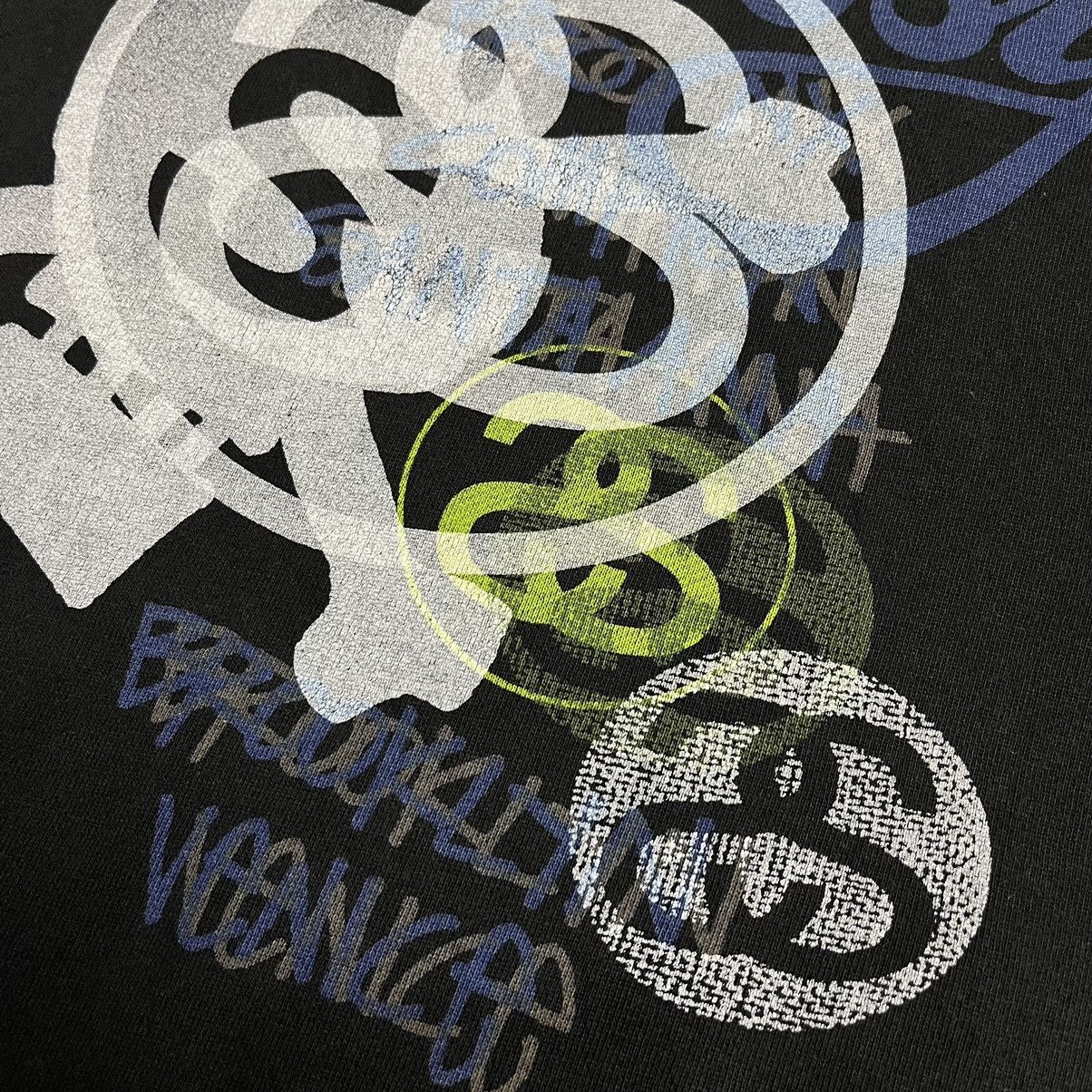 Stussy × Vintage Vintage 90s stussy brooklyn venice hoodie Size US XL / EU 56 / 4 - 4 Thumbnail