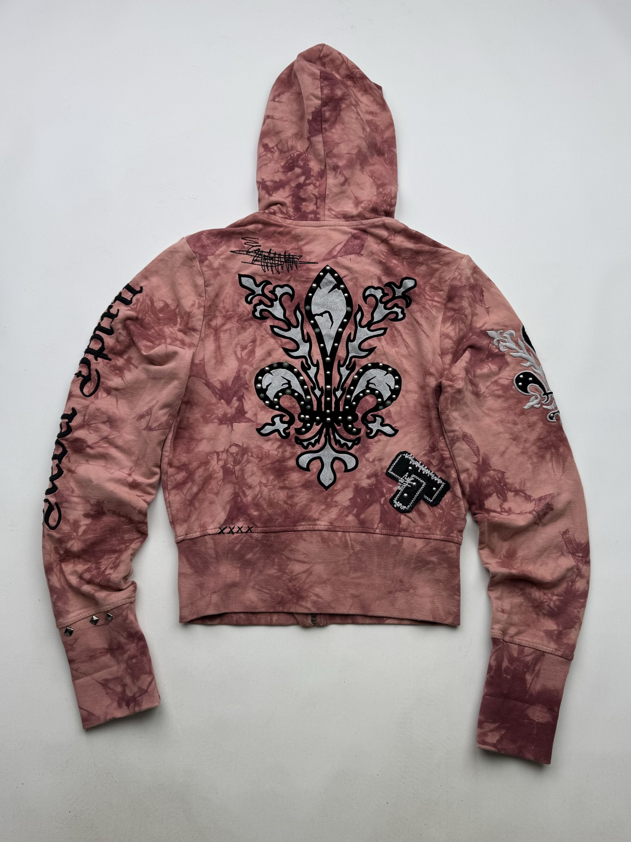 Vintage 90's Cropped Hoodie B58(V442)E2 Size L / US 10 / IT 46 - 6 Thumbnail