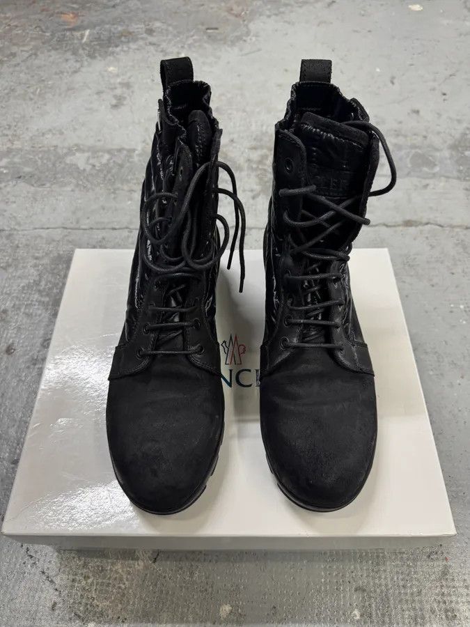 Moncler 2000s Moncler Puffer Black Leather Boots Size US 9 / EU 42 - 4 Thumbnail