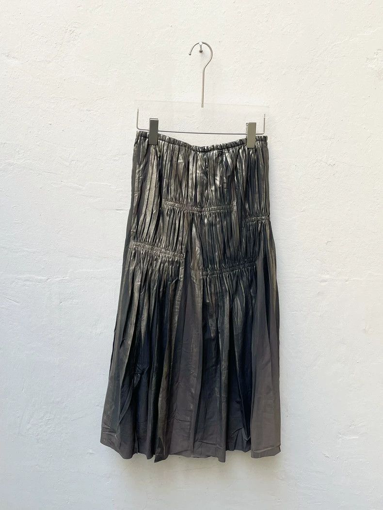 Issey Miyake ISSEY MIYAKE size m 02AW gold trompe l'oeil jacket half sk Size 25" / US 0 / IT 36 - 6 Thumbnail