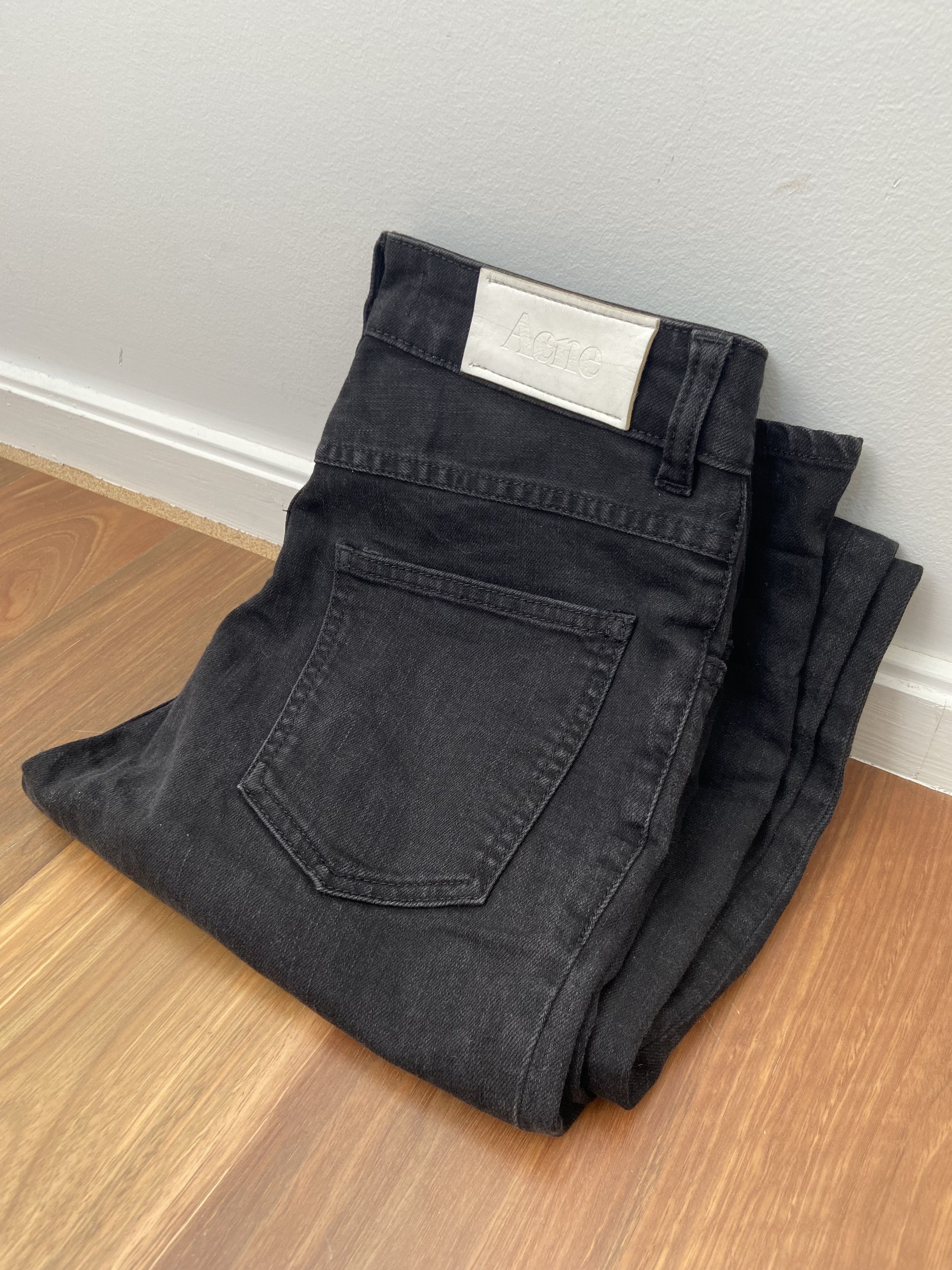 Acne Studios High Waisted Jeans Slim Size 28" / US 6 / IT 42 - 17 Thumbnail
