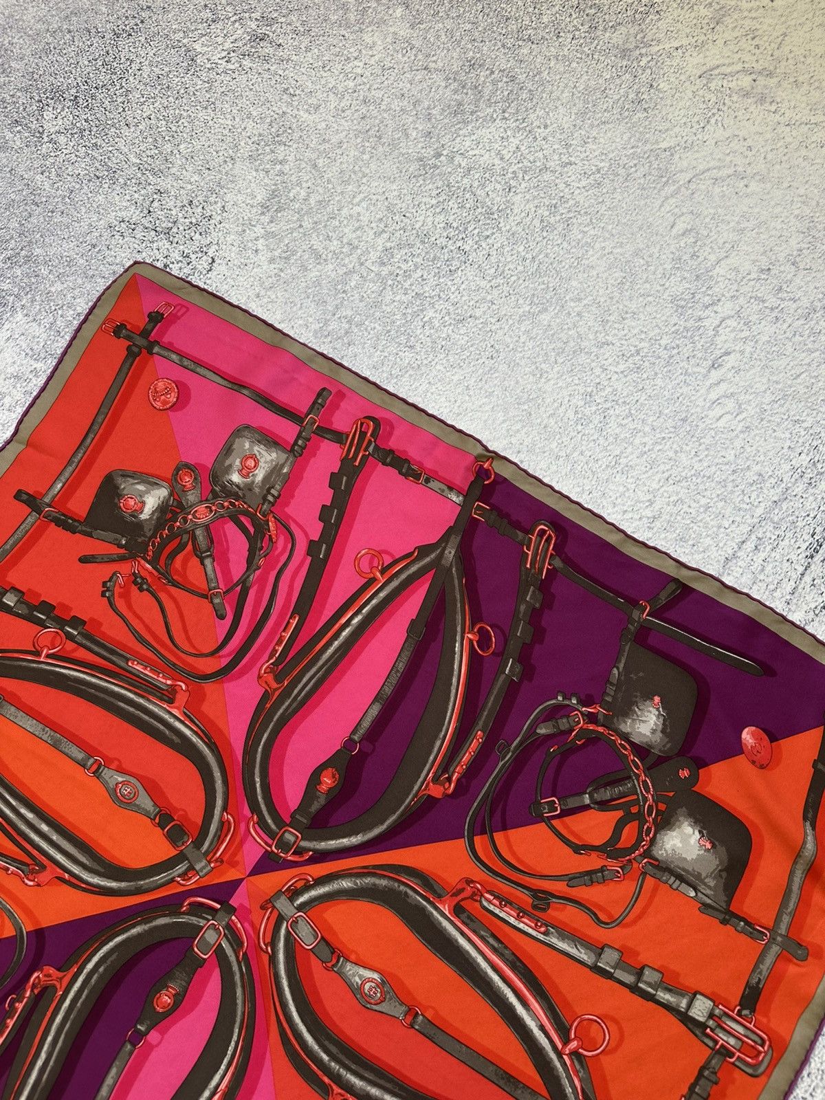 Hermes Vintage HERMES silk scarf 65cm Size ONE SIZE - 7 Thumbnail