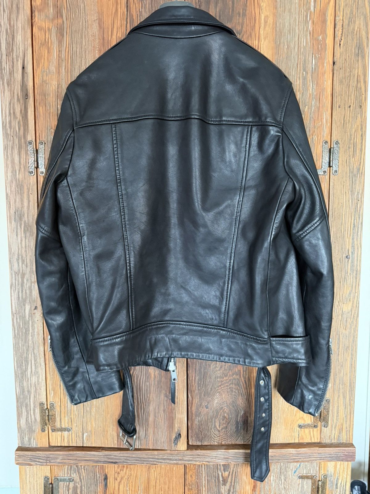 Allsaints Allsaints Rigg Biker leather jacket Size US M / EU 48-50 / 2 - 2 Thumbnail