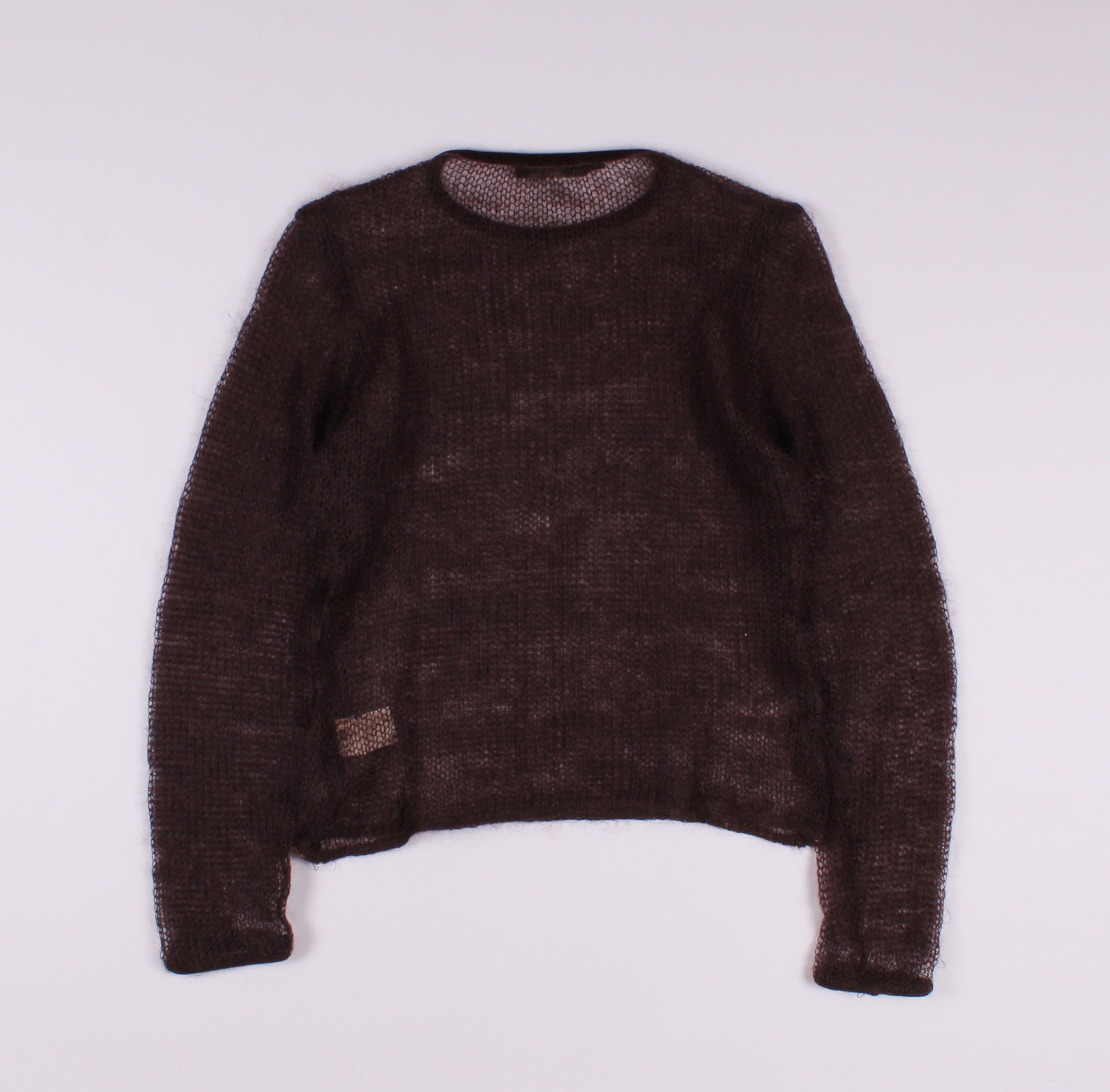 Pinko × Vintage Vintage Rare PINKO Y2K Net Knit Mohair Grunge Sweater Jumper Size S / US 4 / IT 40 - 7 Thumbnail