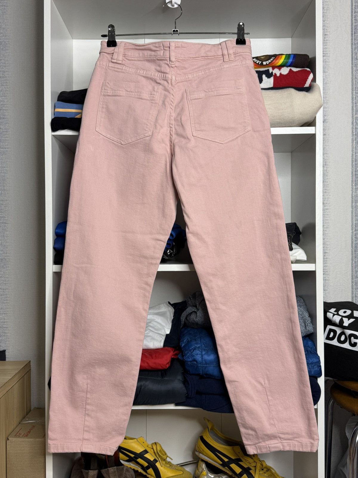 Sezane Sezane Luxury Pink Jeans size 36 Size 25" / US 0 / IT 36 - 6 Thumbnail