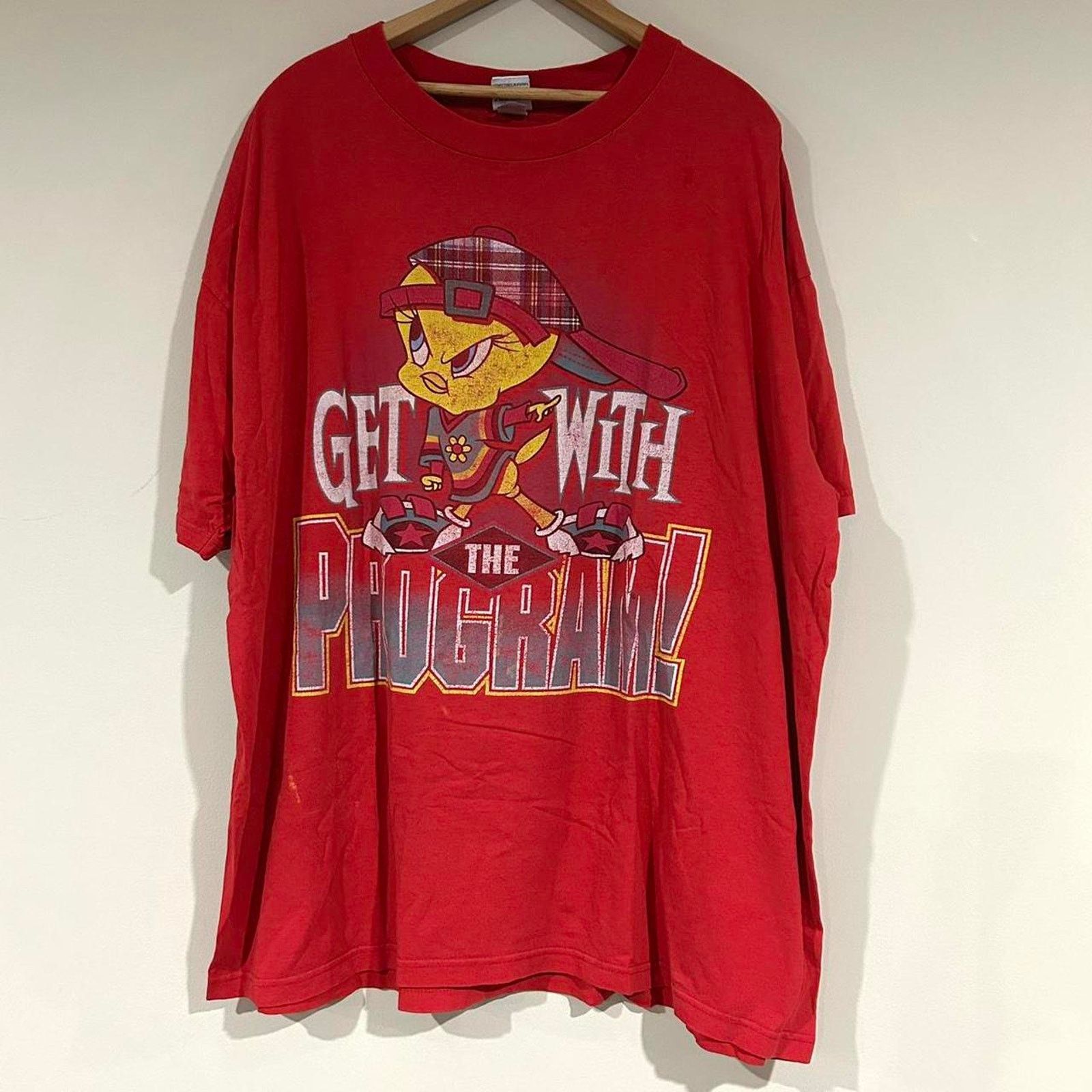 Other Vintage 1997 Tweety Get With The Program Tee Shirt Size US XXL / EU 58 / 5 - 1 Thumbnail