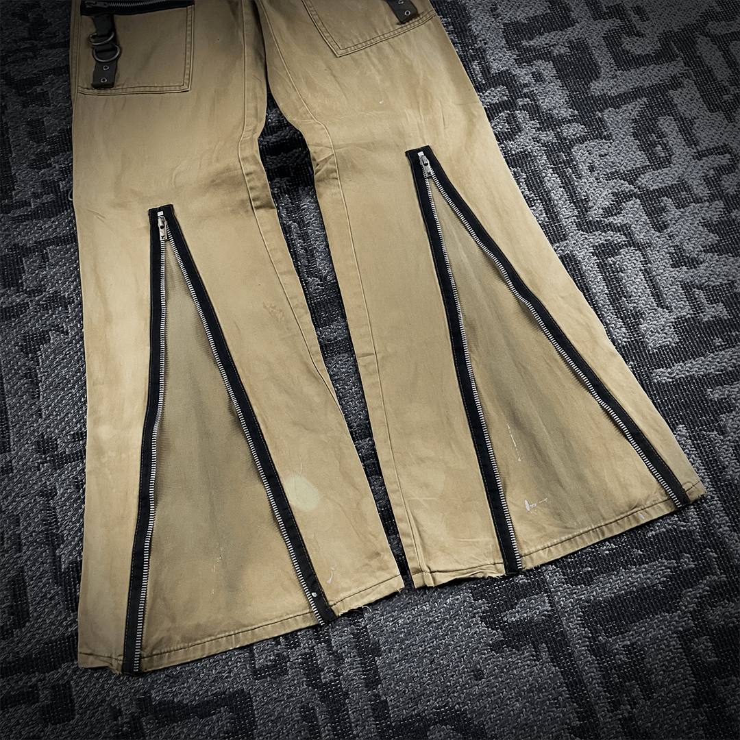 Tripp NYC Tripp NYC Multizip Flared Pants Size US 28 / EU 44 - 3 Thumbnail