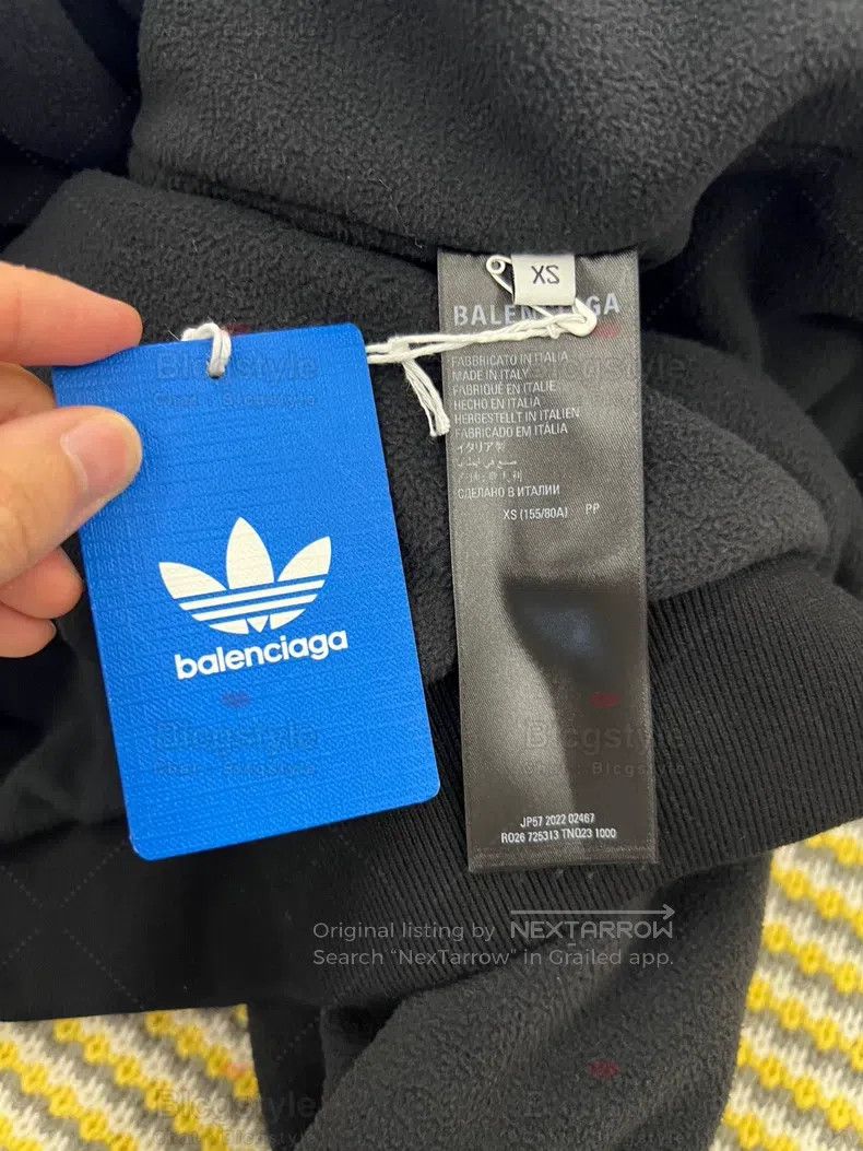 Balenciaga Balenciaga Fleece Zip-Up Hooded Jacket Size US XS / EU 42 / 0 - 6 Thumbnail