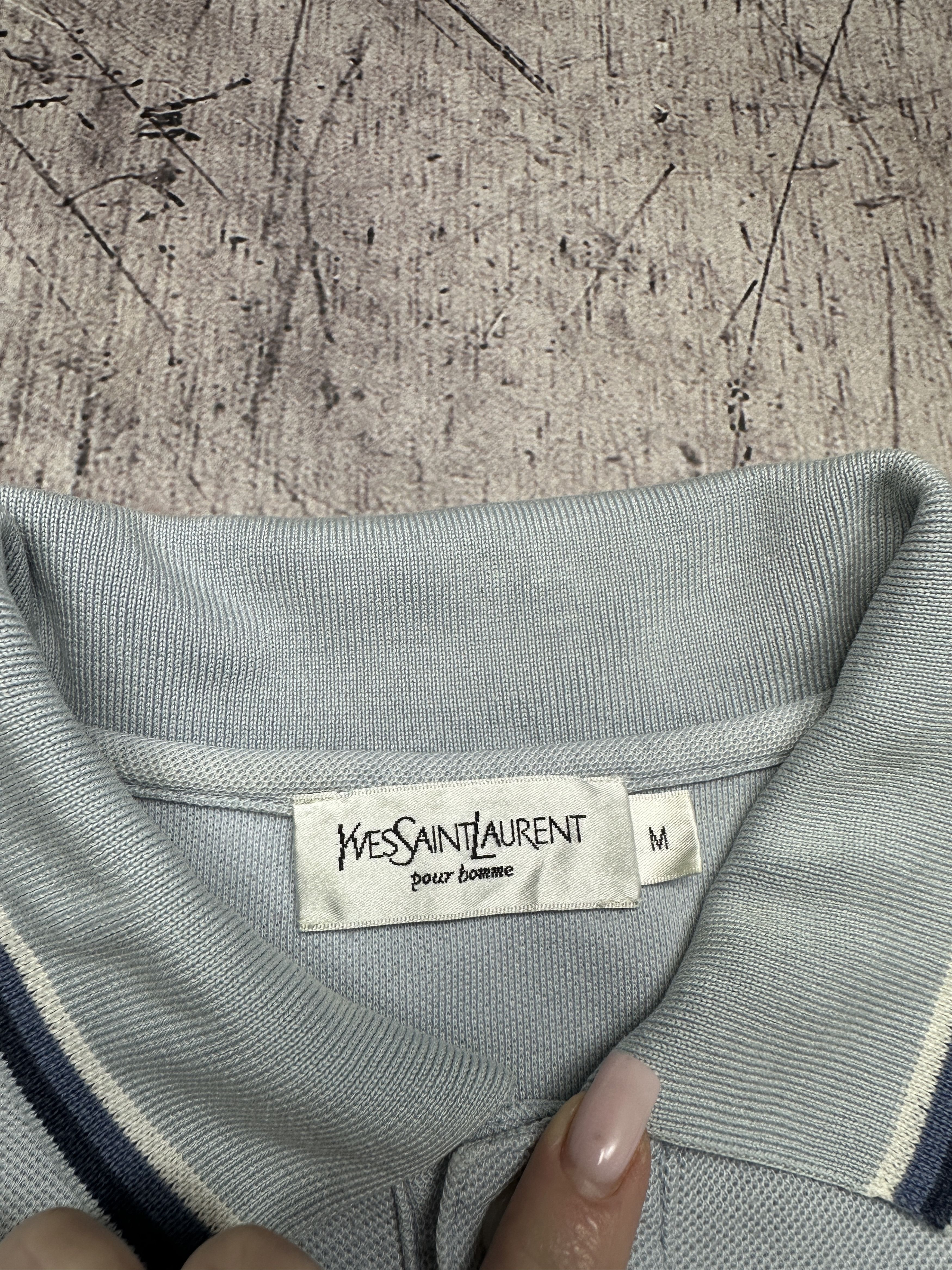 Yves Saint Laurent Yves Saint Laurent YSL Vintage Mens Polo Shirt Size US M / EU 48-50 / 2 - 5 Thumbnail