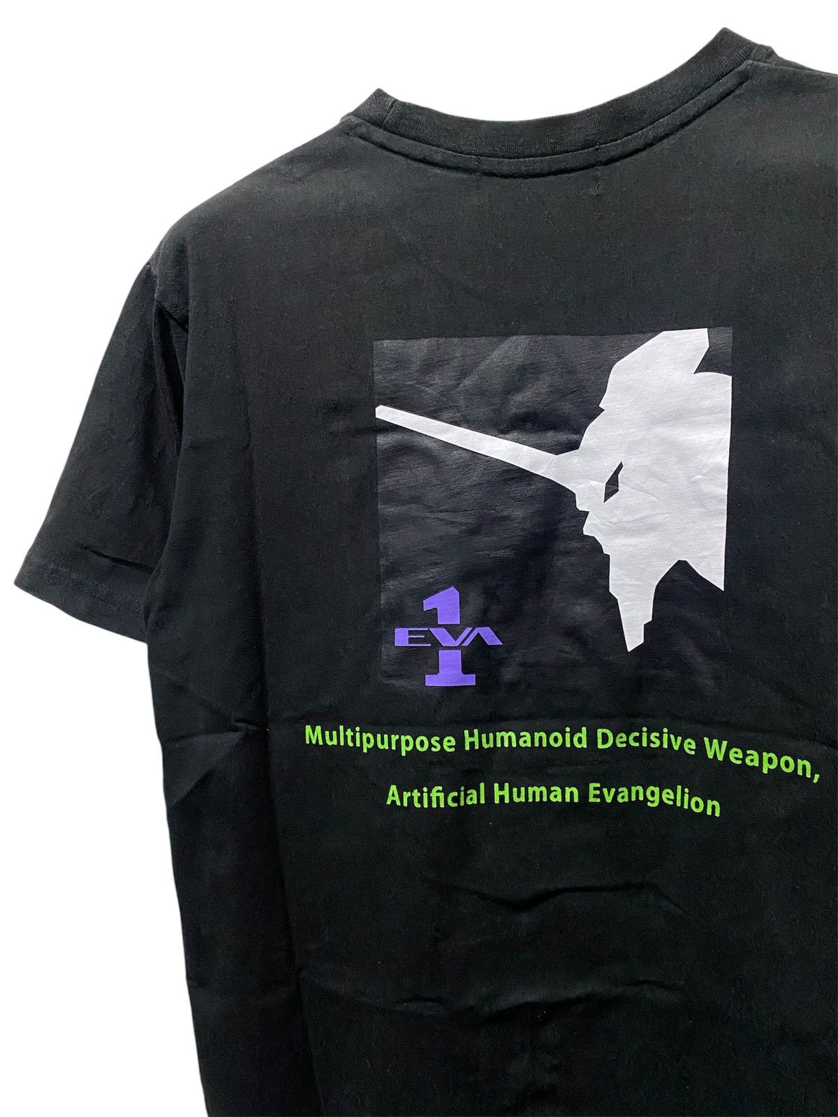 Anime Evangelion 1.0 You Are Not Alone Embroidered Anime Tee Size US M / EU 48-50 / 2 - 4 Thumbnail
