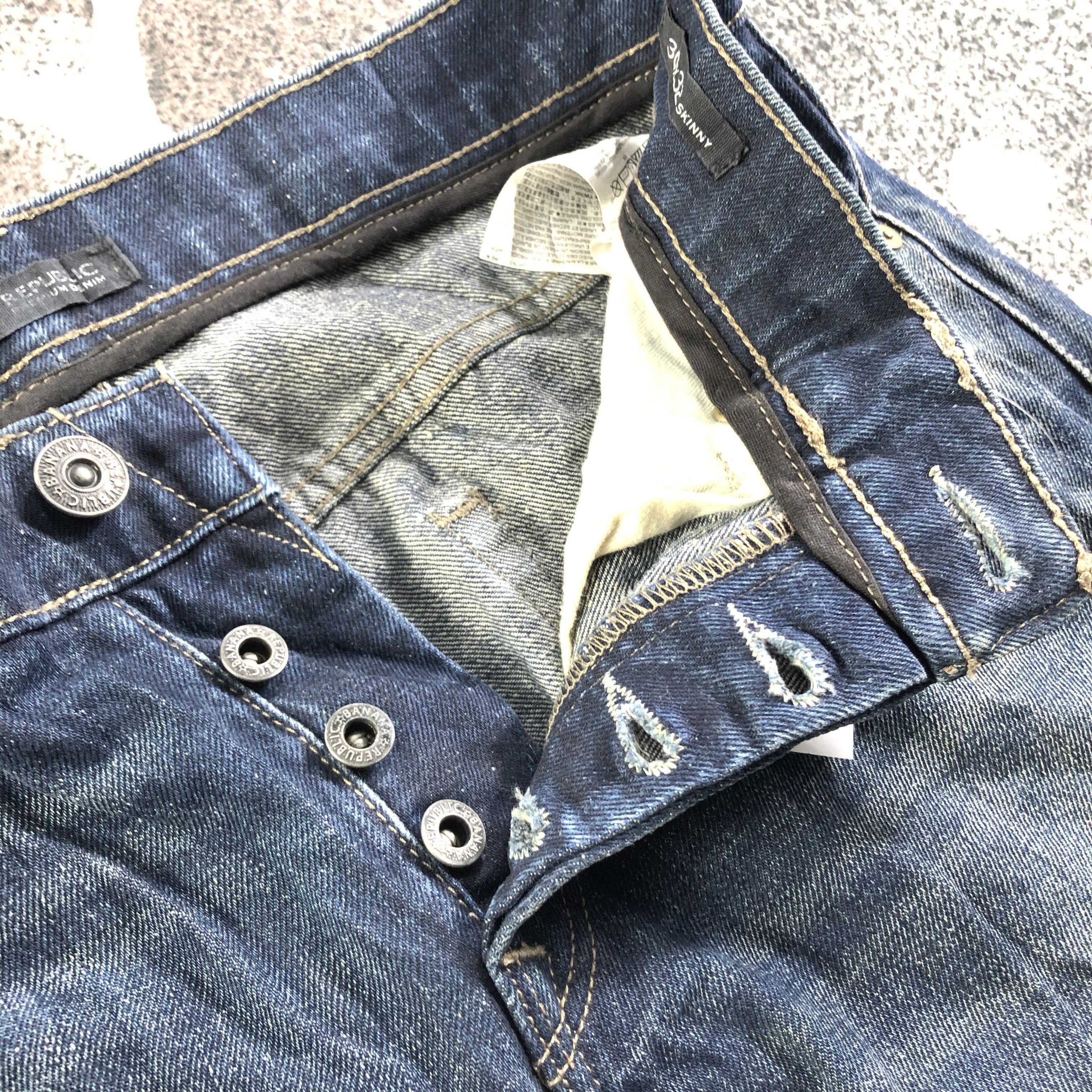 Banana Republic Banana Republic Selvedge Jeans Skinny Denim KJ3082 Size US 30 / EU 46 - 6 Thumbnail
