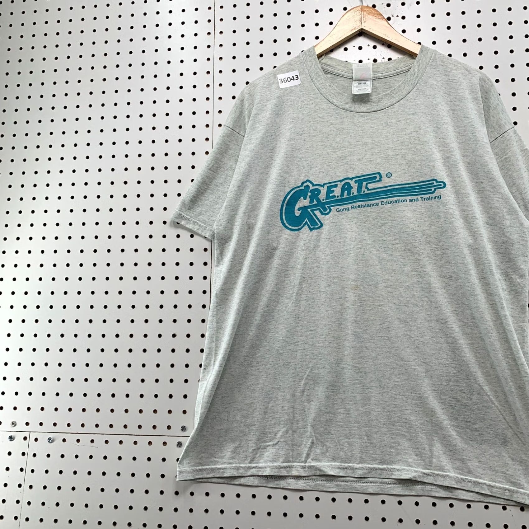 Fruit Of The Loom VINTAGE Fare Graduate Shirt Mens XL Gray GREAT Gang Résistance Shirt Size US XL / EU 56 / 4 - 4 Thumbnail