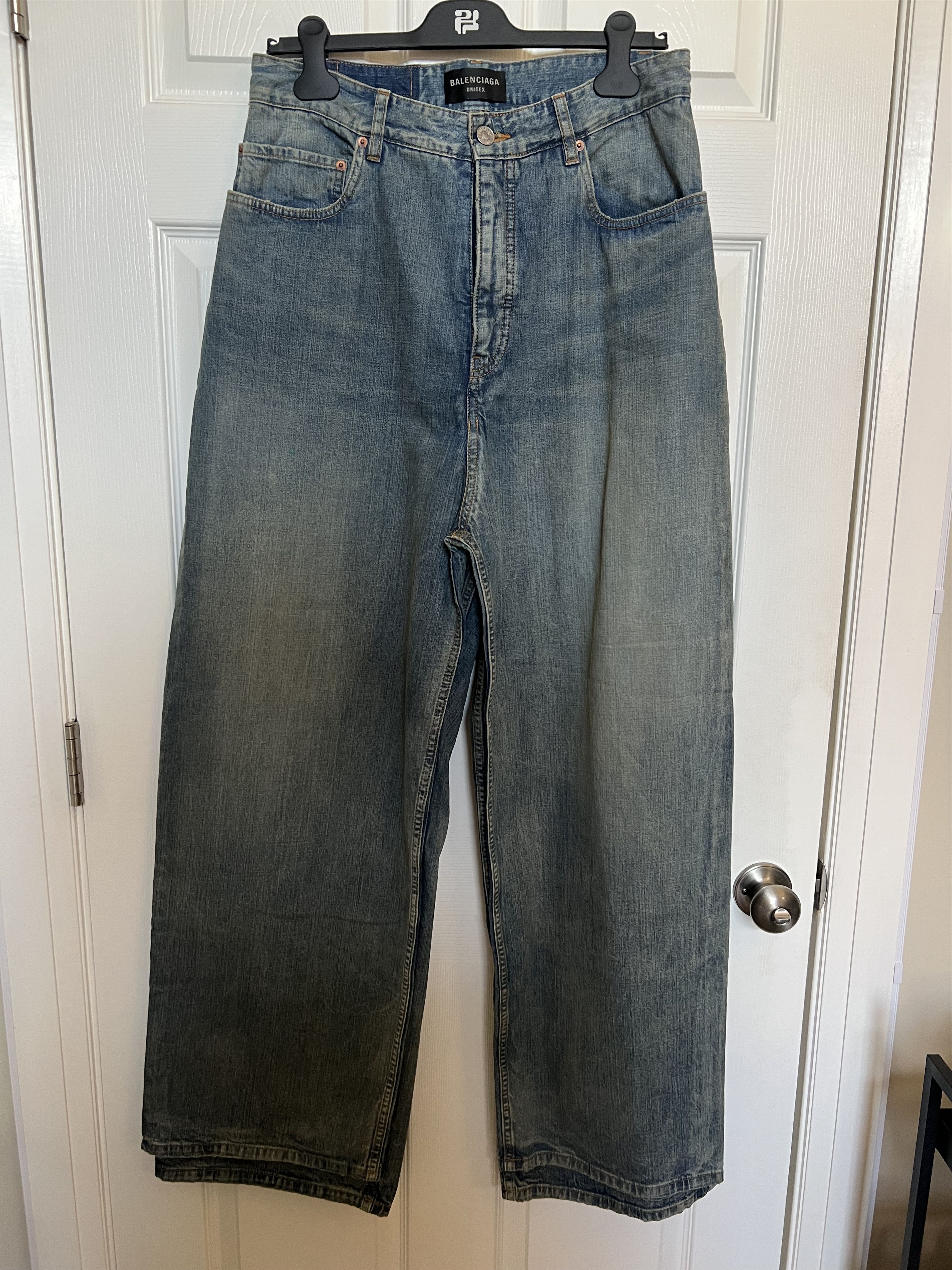 Balenciaga Balenciaga Double Front Denim sz S Size US 30 / EU 46 - 1 Thumbnail