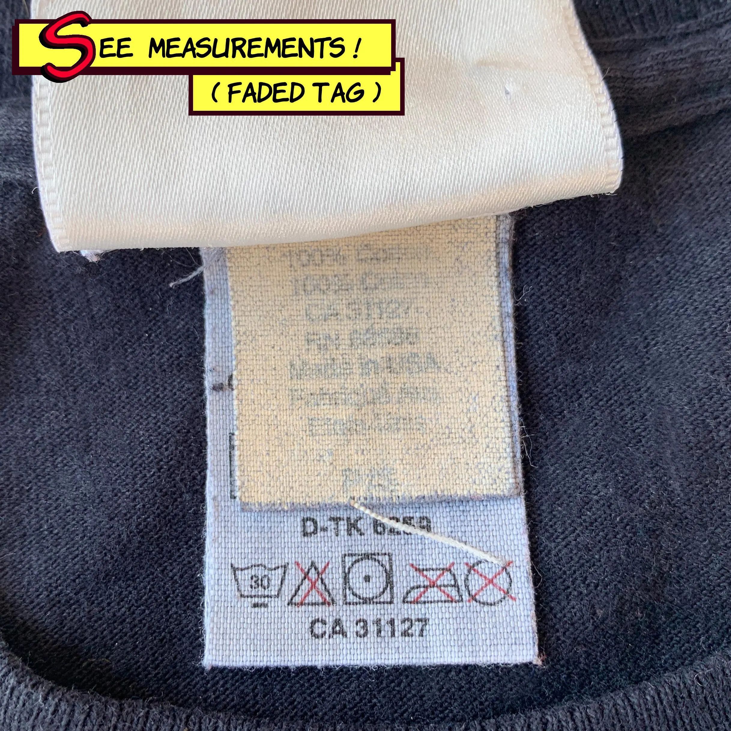 DKNY Vintage 80s 90s DKNY USA T shirt Donna Karan Single stitch Size US S / EU 44-46 / 1 - 7 Thumbnail