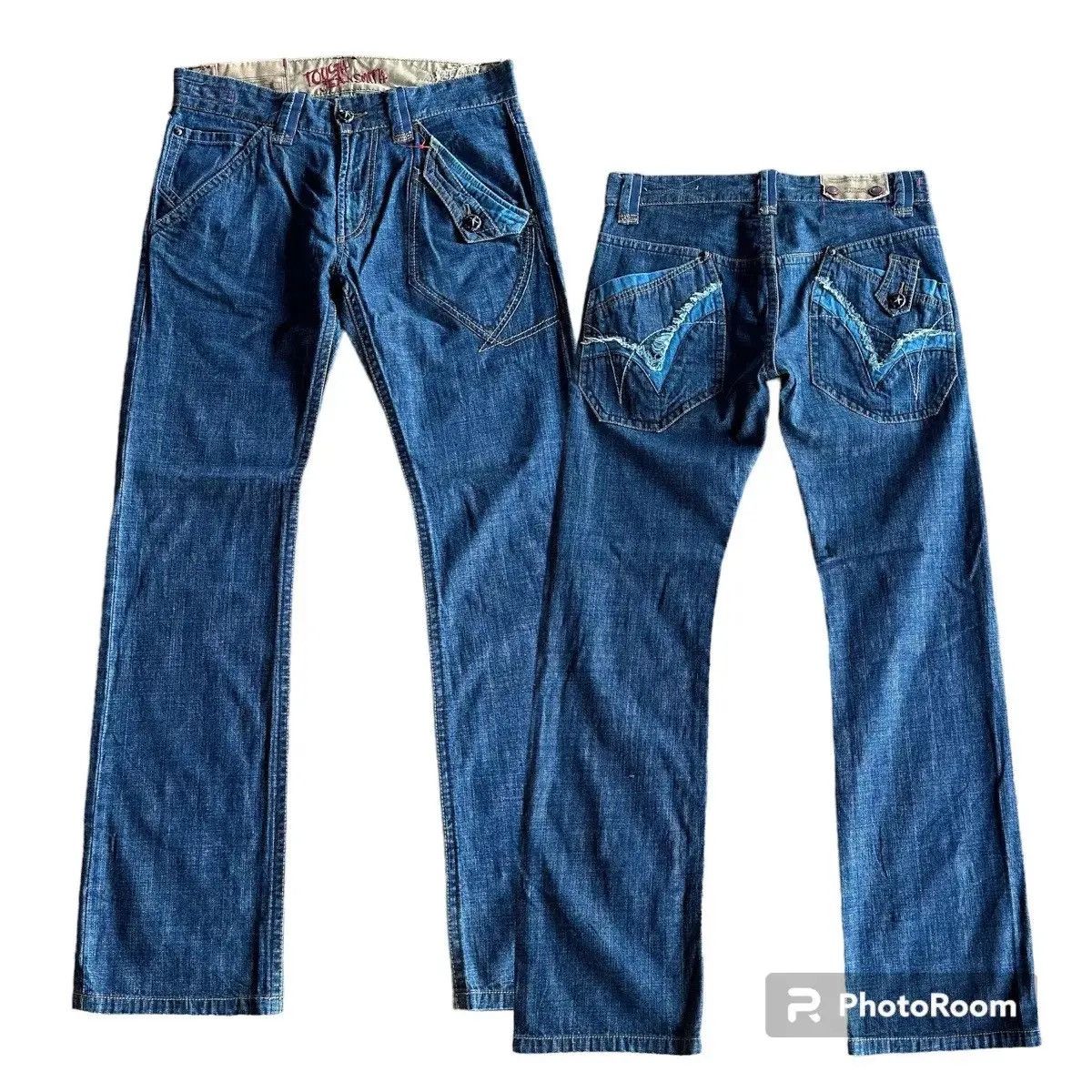 PPFM GRAILS! W32 L32 Vintage TOUGH JEANSMITH Jean RARE Denim Pant Size US 32 / EU 48 - 1 Thumbnail