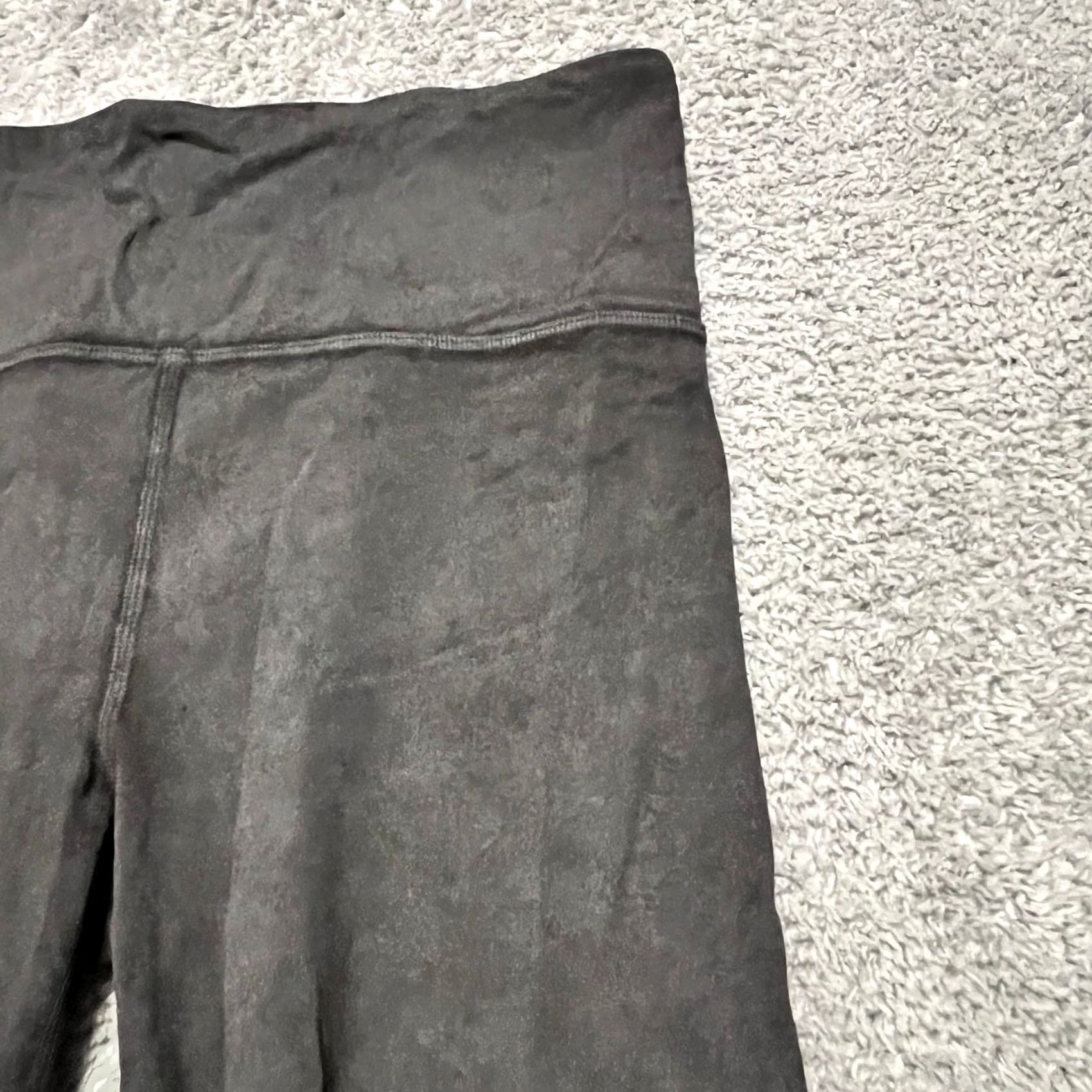 Athleta Athleta Legging Womens Small Elation Garment Dye 7/8 Tight Charcoal Gray Black Size 28" / US 6 / IT 42 - 2 Thumbnail