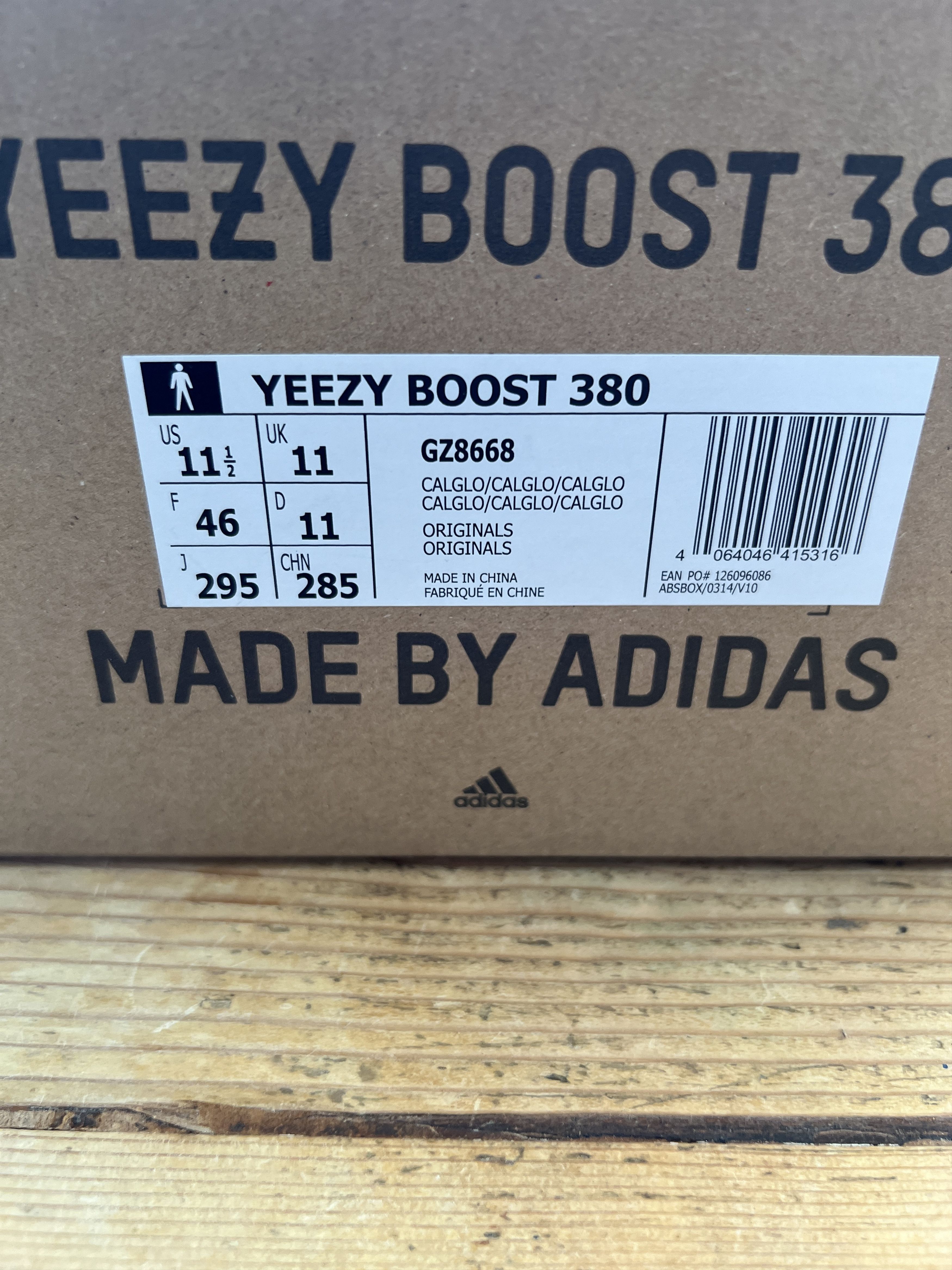 Adidas adidas Yeezy Boost 380 Calcite Glow Size US 11.5 / EU 44-45 - 5 Thumbnail