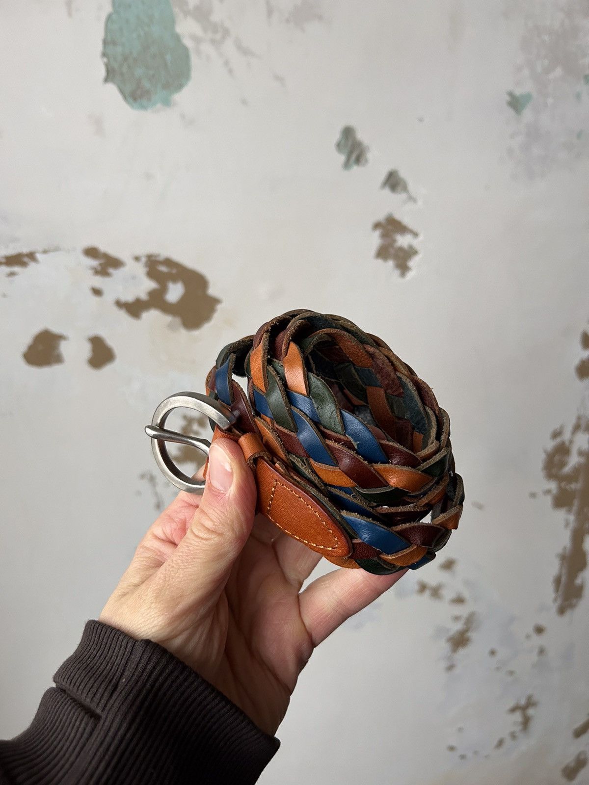 Leather × Vintage BRAIDED LEATHER BELT Size ONE SIZE - 1 Thumbnail