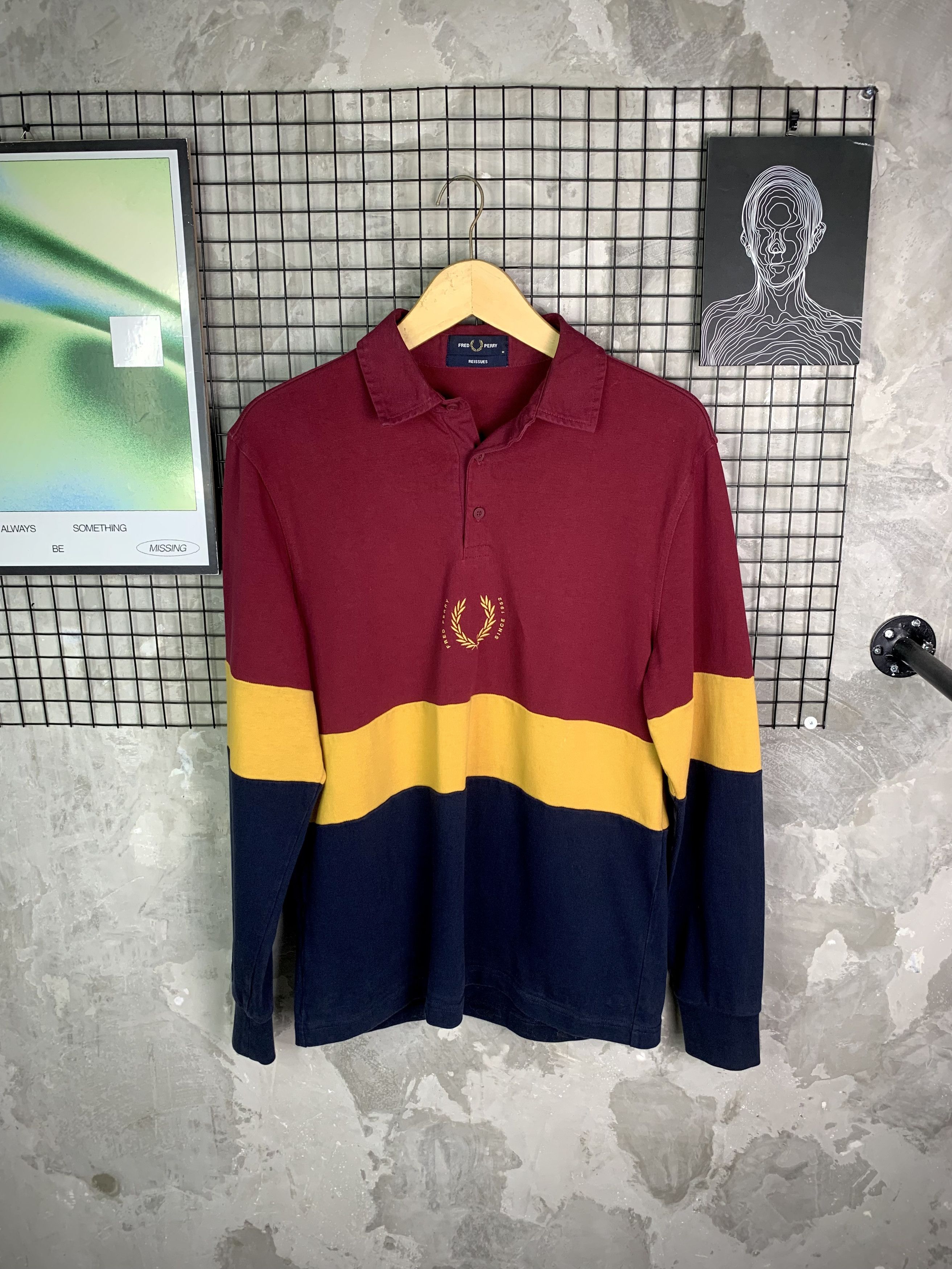 Fred Perry Fred Perry Reissues Rugby Long Sleeve Polo Shirt Multi Size US M / EU 48-50 / 2 - 1 Thumbnail