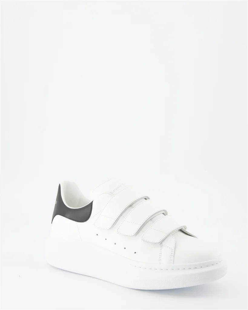 Alexander McQueen o1w1db10725 Oversized Triple Strap Sneaker in White Size US 12 / EU 45 - 2 Thumbnail