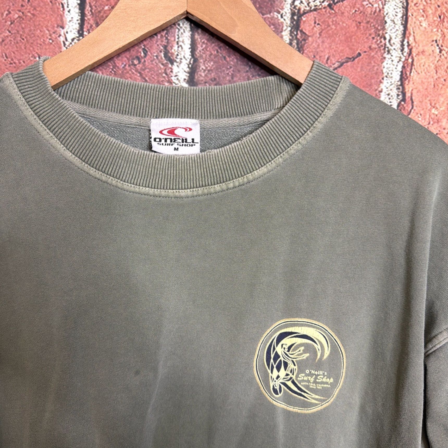 O'Neill VINTAGE O’Neill’s Surf Shop Sweatshirt Size Medium Crewneck Green Size US M / EU 48-50 / 2 - 2 Thumbnail