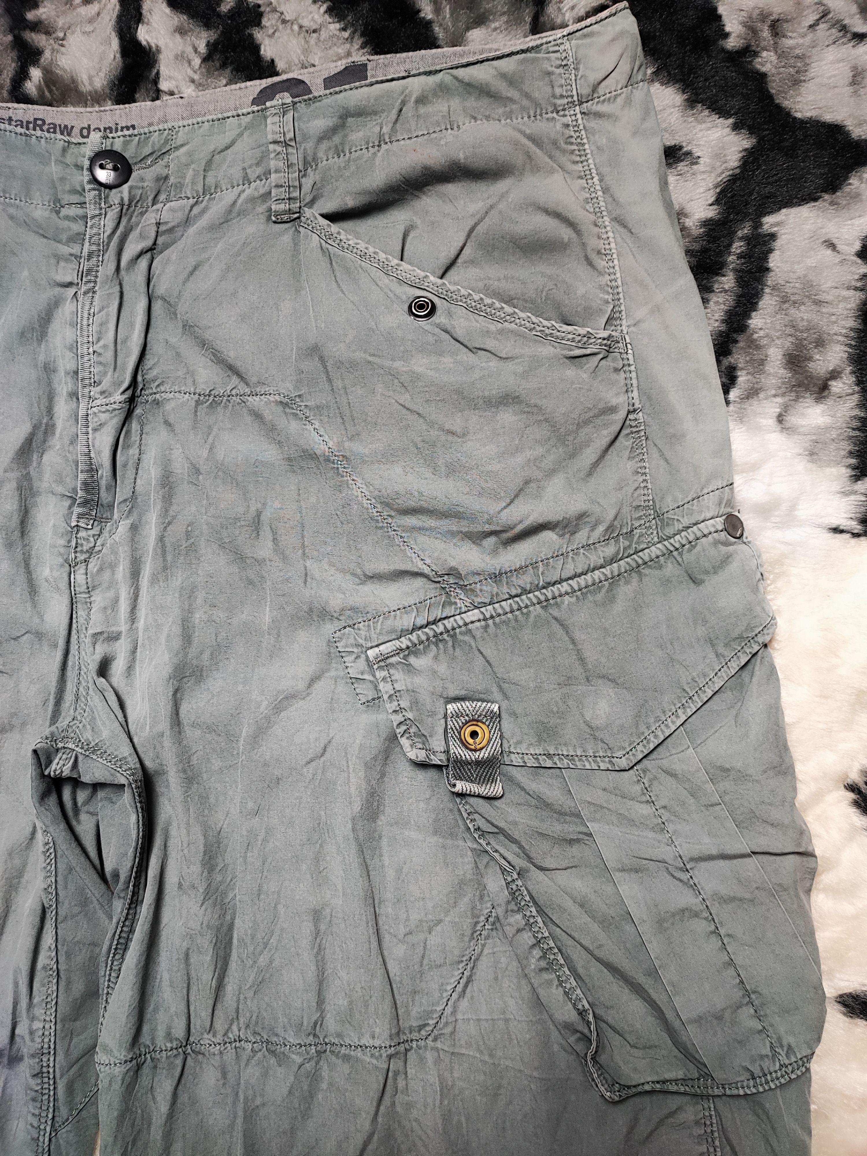 G-Star G Star Raw Cargo Shorts Prison Style Size US 40 / EU 56 - 6 Thumbnail
