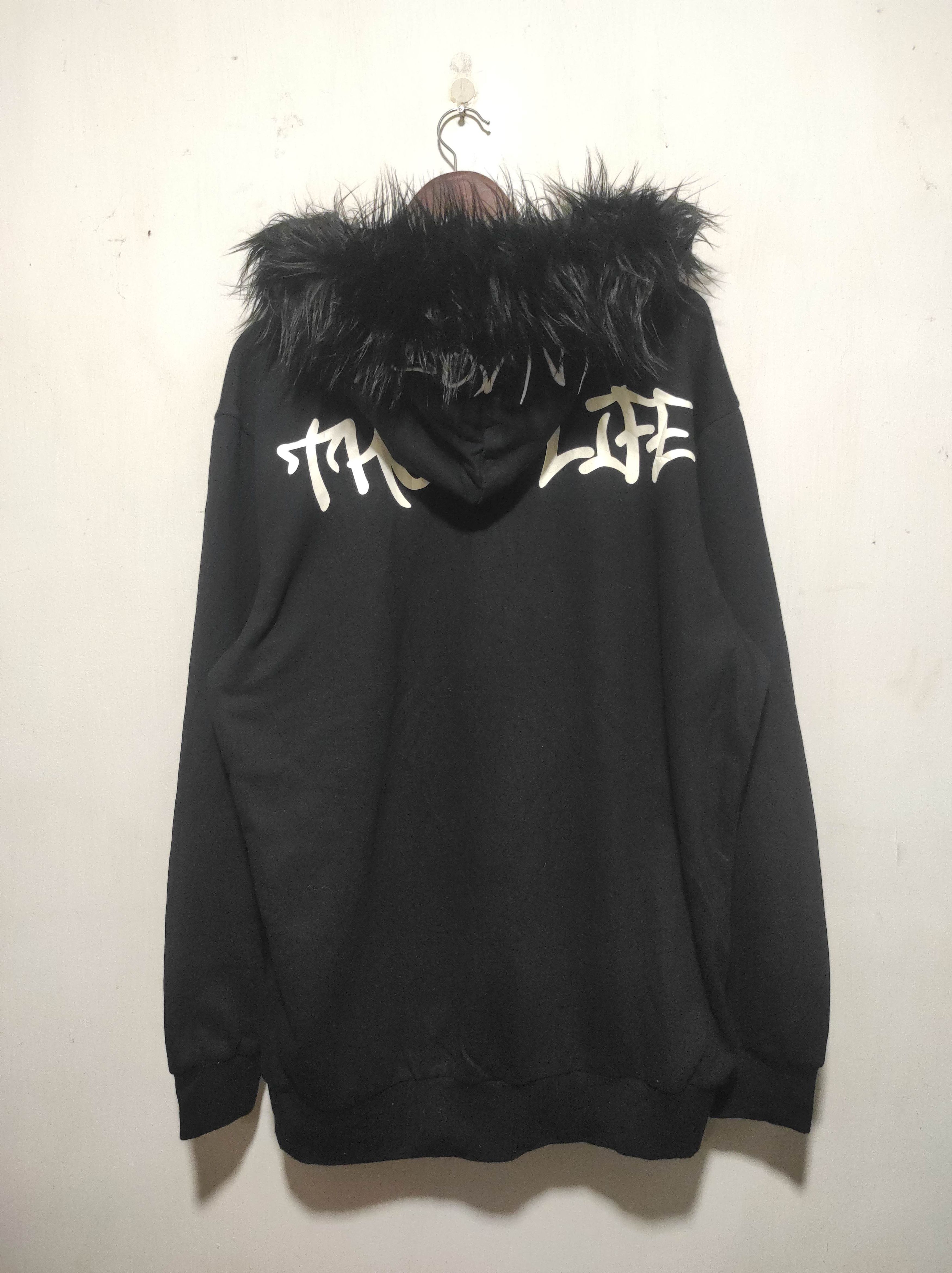 If Six Was Nine Thug Life Black Zip Fur Hoodie IfSixWasNine LGB style Size US XXL / EU 58 / 5 - 12 Thumbnail