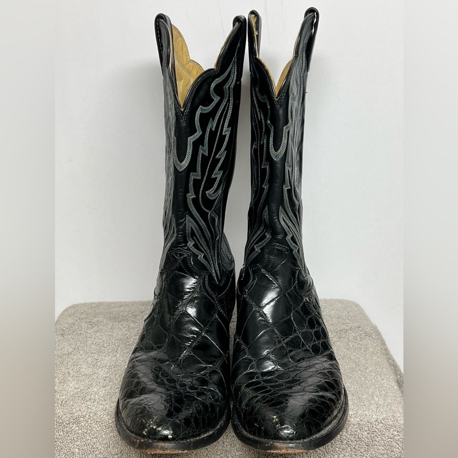 Justin Boots Vintage 80’s Justin Alligator Boots Walking Dead Rick Grimes Size US 11 / EU 44 - 3 Thumbnail