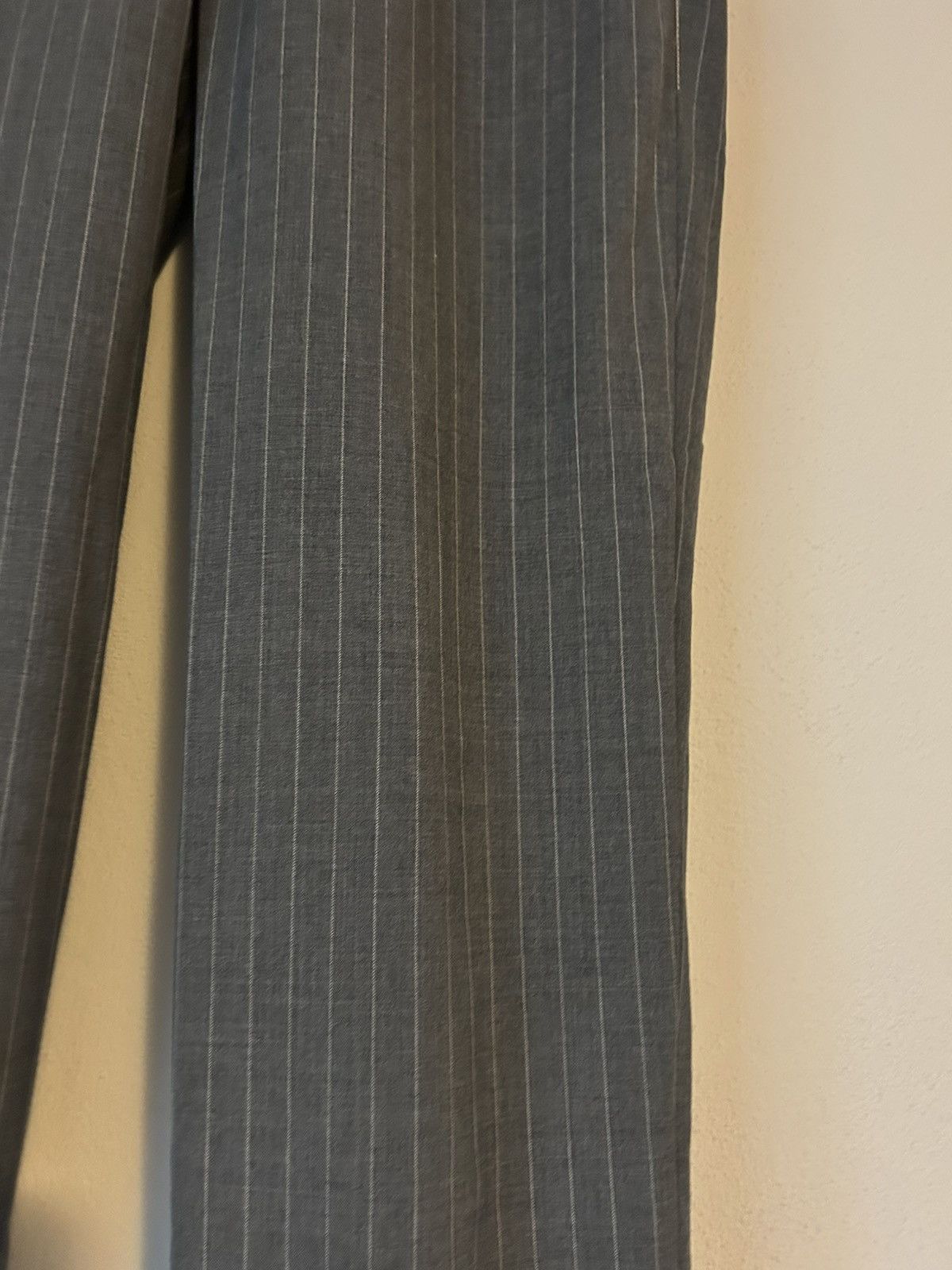 Brunello Cucinelli Brunello Cucinelli Pinstripe Wool Pants Size US 32 / EU 48 - 5 Thumbnail