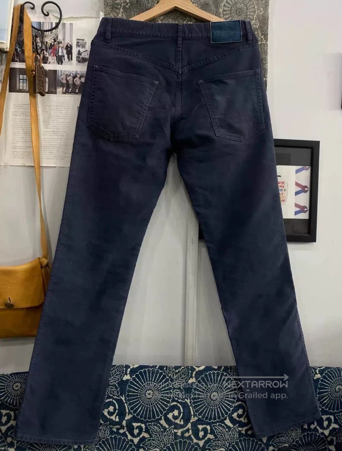 Visvim slim contrast dyed corduroy casual pants. Size US 26 / EU 42 - 2 Thumbnail