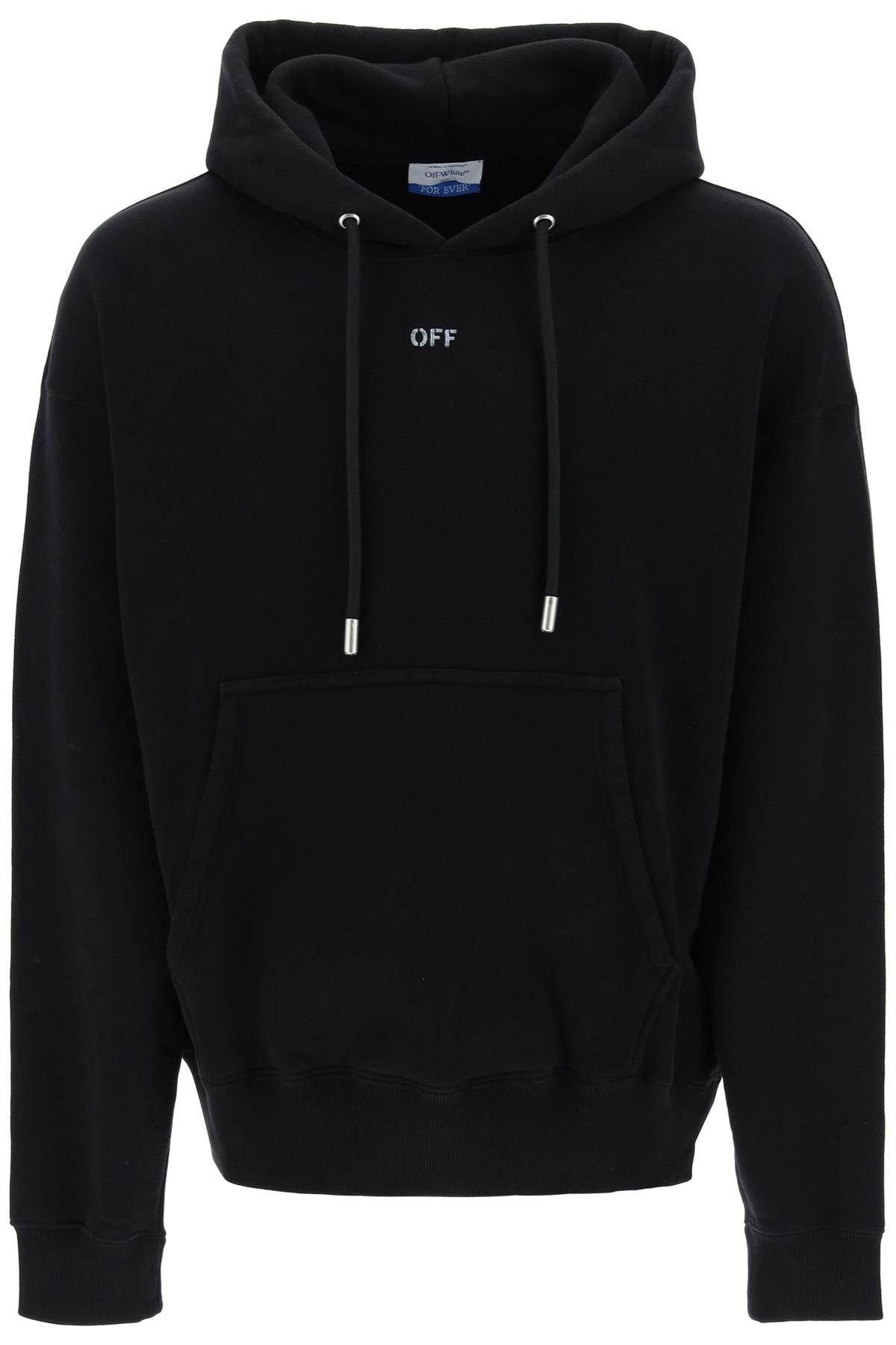 image of Off White Off-White Skate Hoodie With Off Logo Size XL For Men in Black