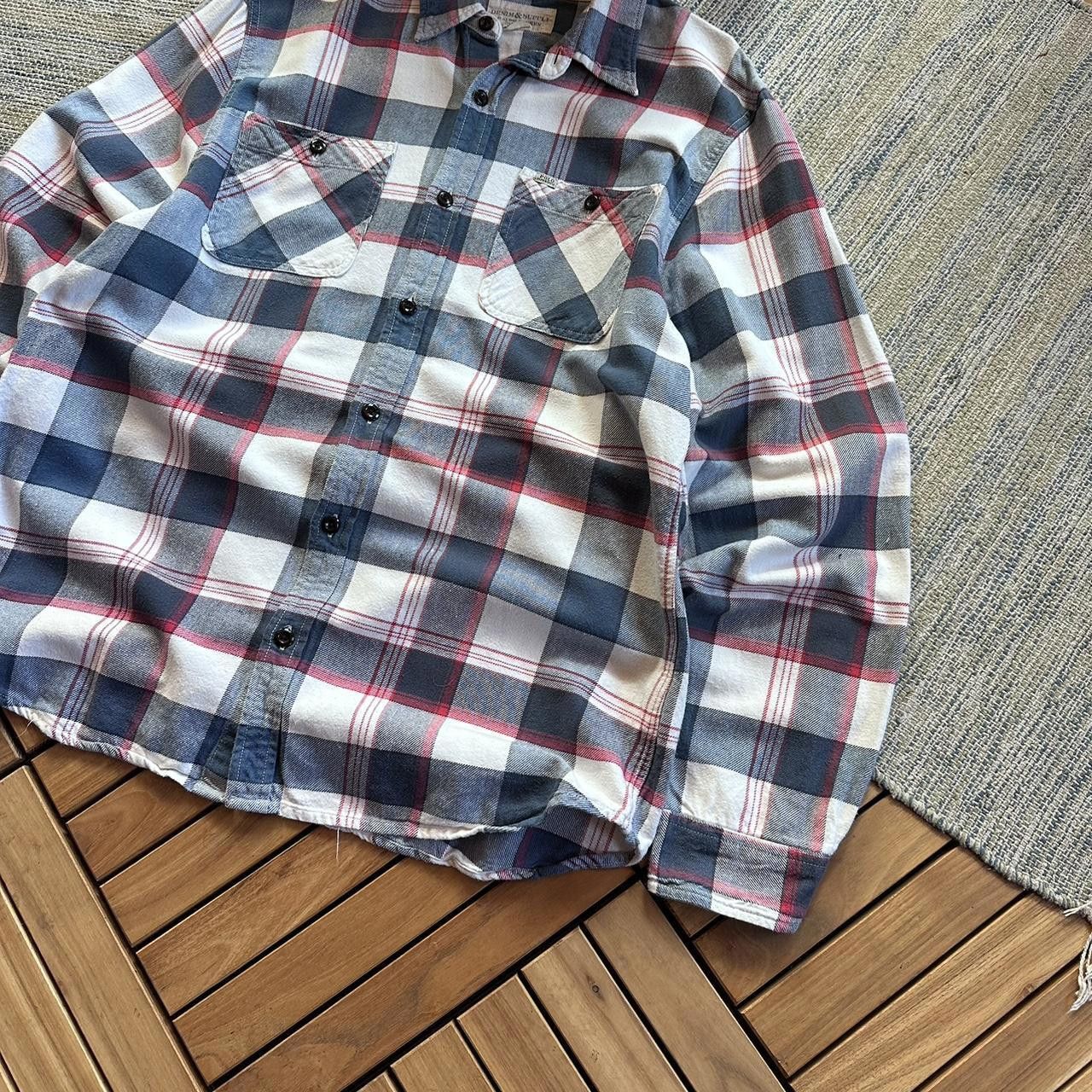 Polo Ralph Lauren Vintage Y2K Polo Ralph Lauren Flannel Shirt Button Up Size US XL / EU 56 / 4 - 2 Thumbnail